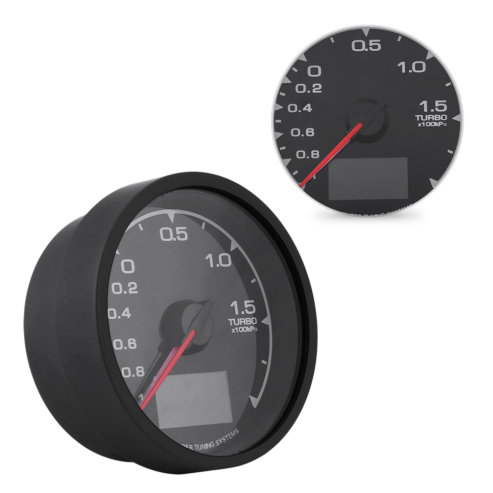 7-farbige Led-turboanzeige Mit Sensor Und Halterung, Druckanzeige Für Rennwagen, Ladedruckanzeige, Digitale Leistungsanzeige