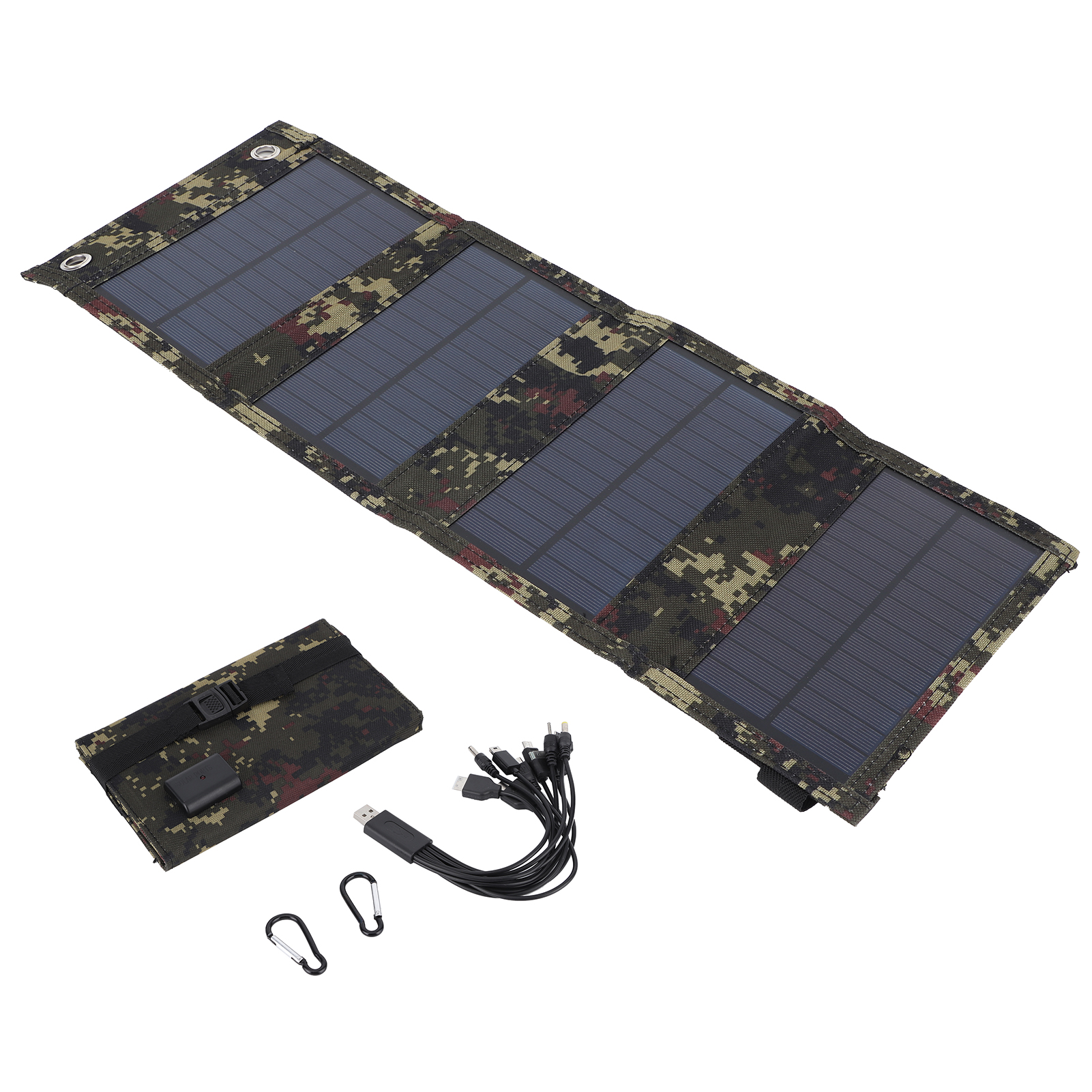 20w Faltbares Solarpanel Tragbares Ladegerät Monokristallines Silizium Usb-ausgang Ip65 Wasserdicht