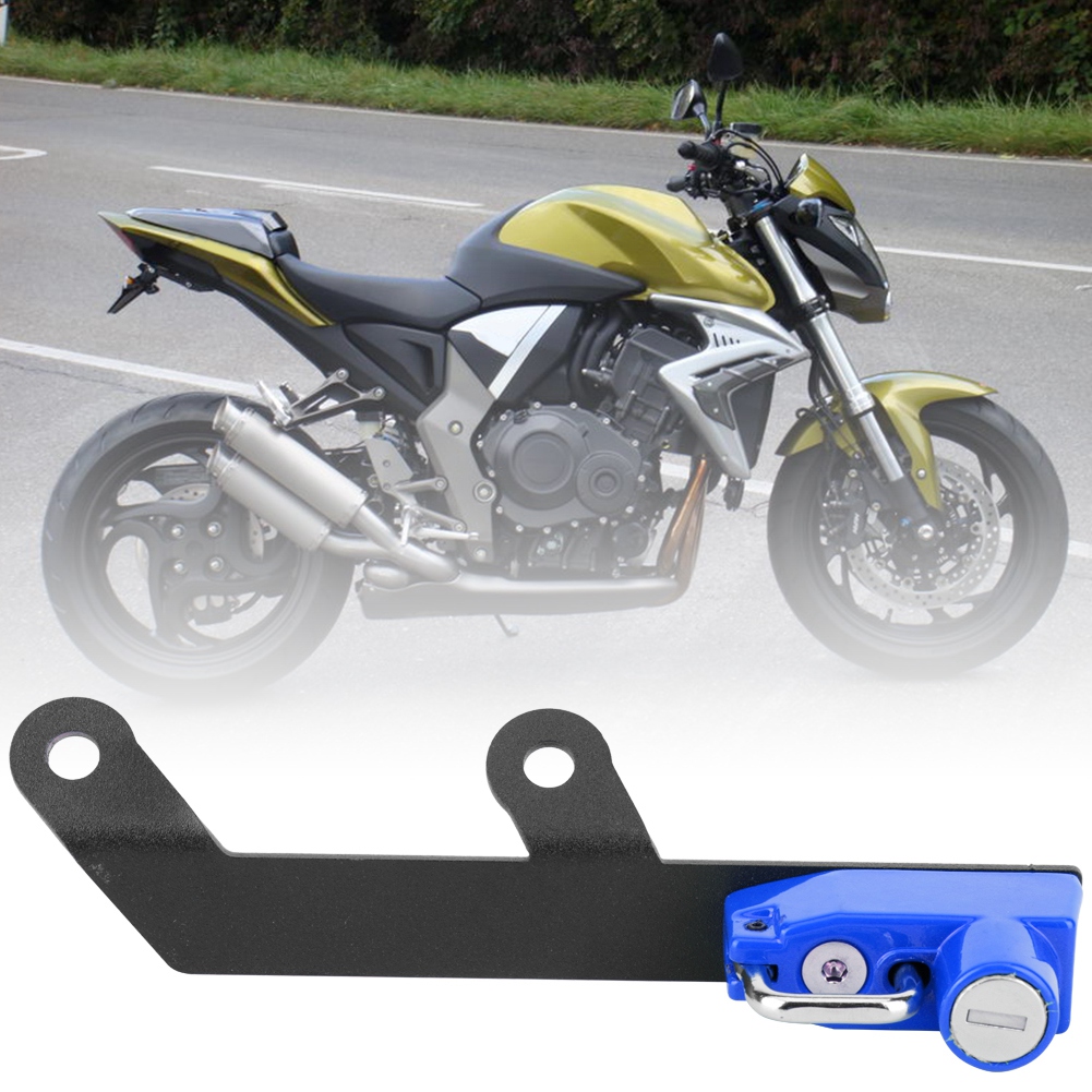 Motorradhelmschloss Aus Aluminiumlegierung, Diebstahlsicherung, Passend Für Honda Cb1000r (2008–2016), Blau