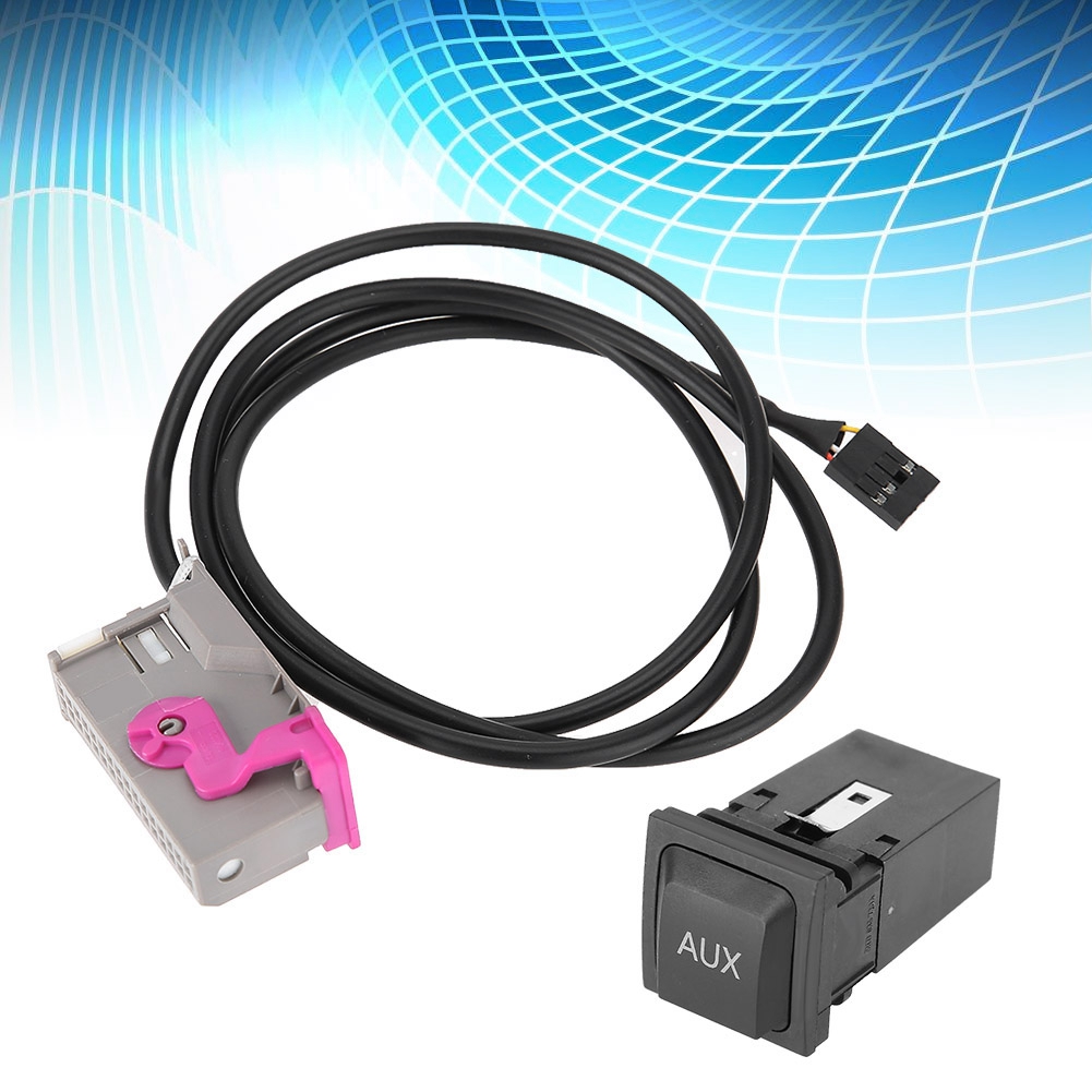 3,5-mm-32-poliger Aux-eingangsanschluss Für Audi Rns-e Cd-autoradio, Line-adapterkabel Mit Weiblichem Stecker, Kompatibel Mit Der Au-serie, Autozubehör.