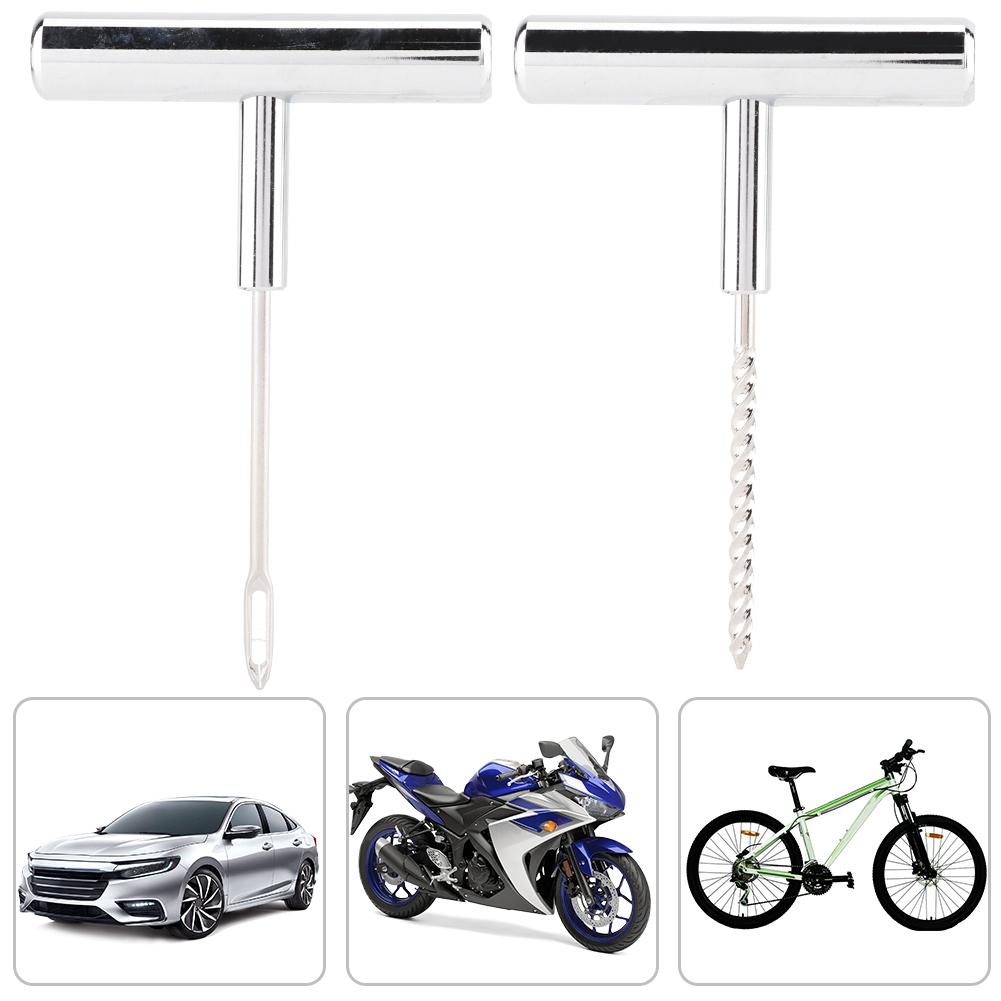 2-teiliges Reifenreparaturset, Pannenwerkzeug Für Autos Und Motorräder