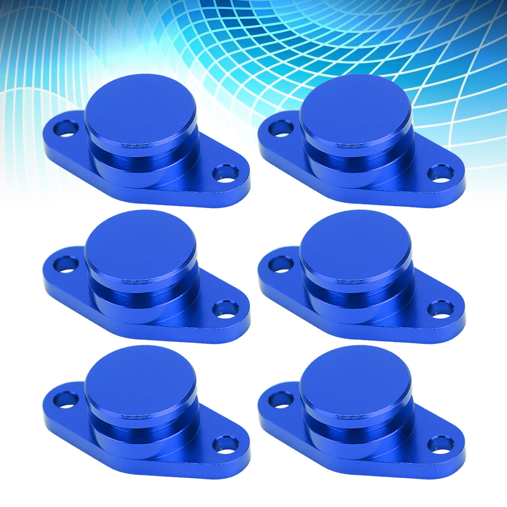 6x22mm Blindstopfen Zur Drallklappenentfernung, Inklusive Gummidichtungen, Kompatibel Mit M57/m57d25, Blau, Motorstopfen-set