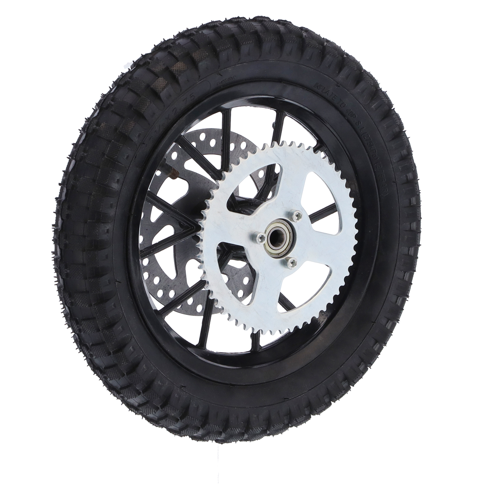 12,5x2,75 Zoll Hinterreifen Als Ersatz Für Coolster 49cc 2-takt Mini-motocross Qg-50, Komplettes Rad, Kompatibel Mit Rennstrecke Und Geländeeinsatz.