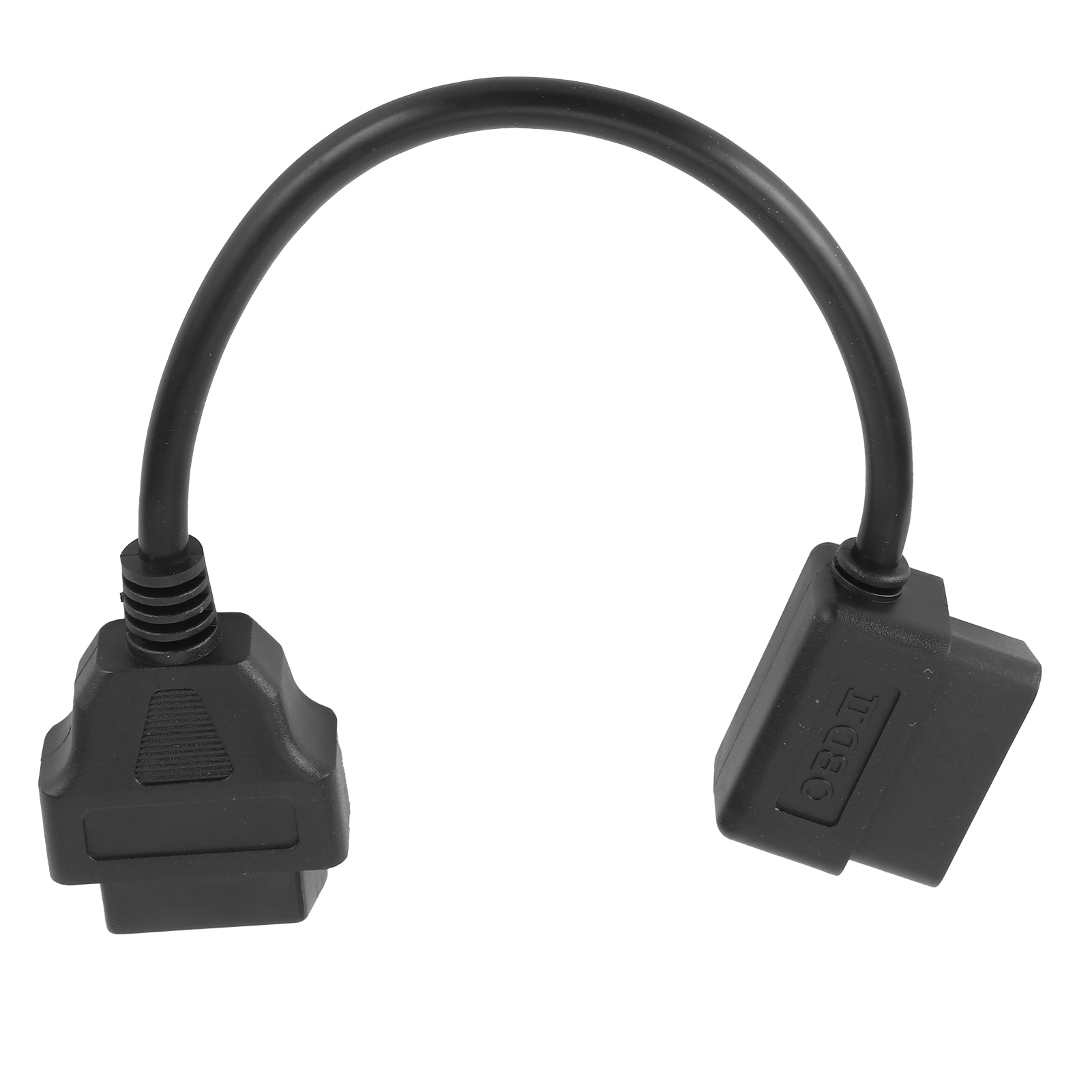 Obd2 16-polig Auf 16-poliges Verlängerungskabel, Abgewinkelter Adapter Für Kfz-diagnosegeräte, 0,3 M/1 Ft Stecker, Patchkabel