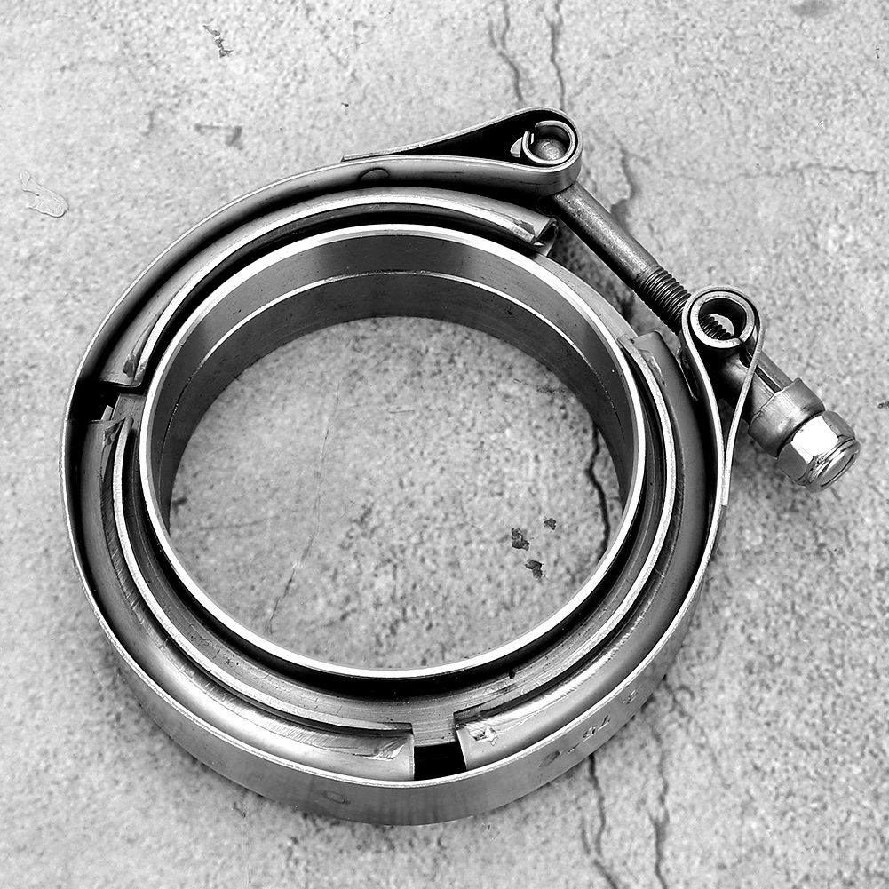 2,75-zoll-turbo-auspuffrohr Aus Edelstahl, Flansch Mit V-klemme, 2-teiliges Downpipe-kit