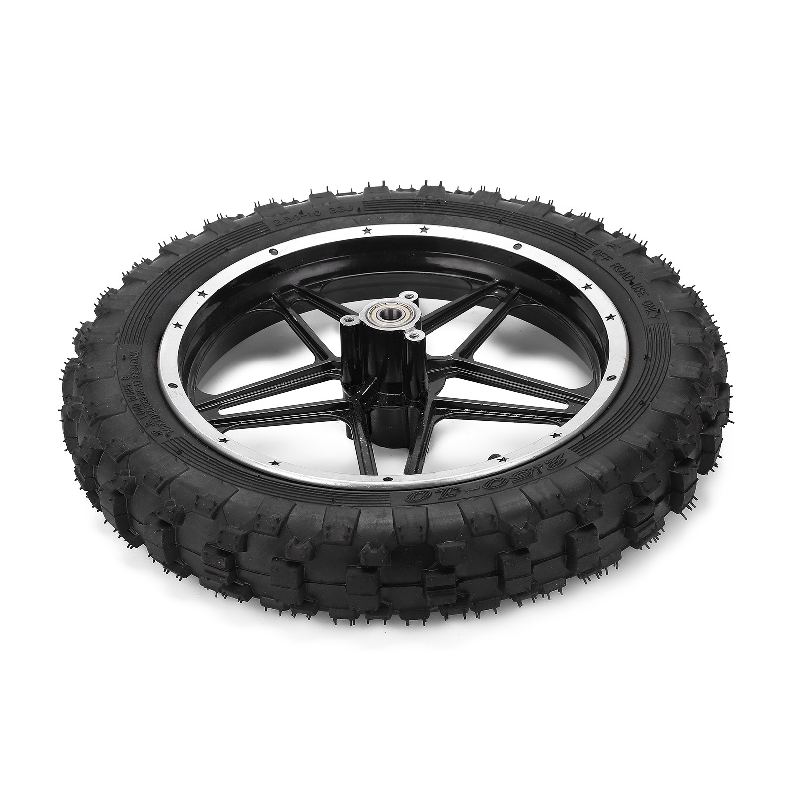 10x2.5 Ersatz-vorderreifen Aus Gummi, Kompatibel Mit 47ccm 49ccm 2-takt Mini-motocross-bikes, Robustes Vorderrad, Geländereifen Für Dirtbikes.