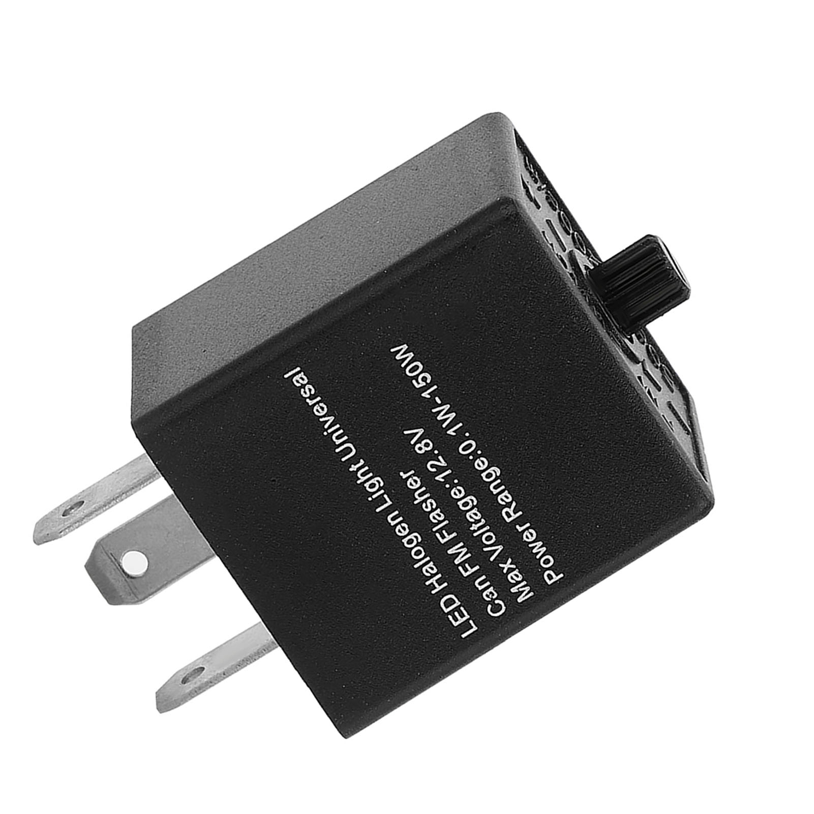 Einstellbares 12v/24v 3-pin-led-blinkerrelais Für Auto- Und Motorradblinker, Kontrollleuchten, Anpassbar, Universell