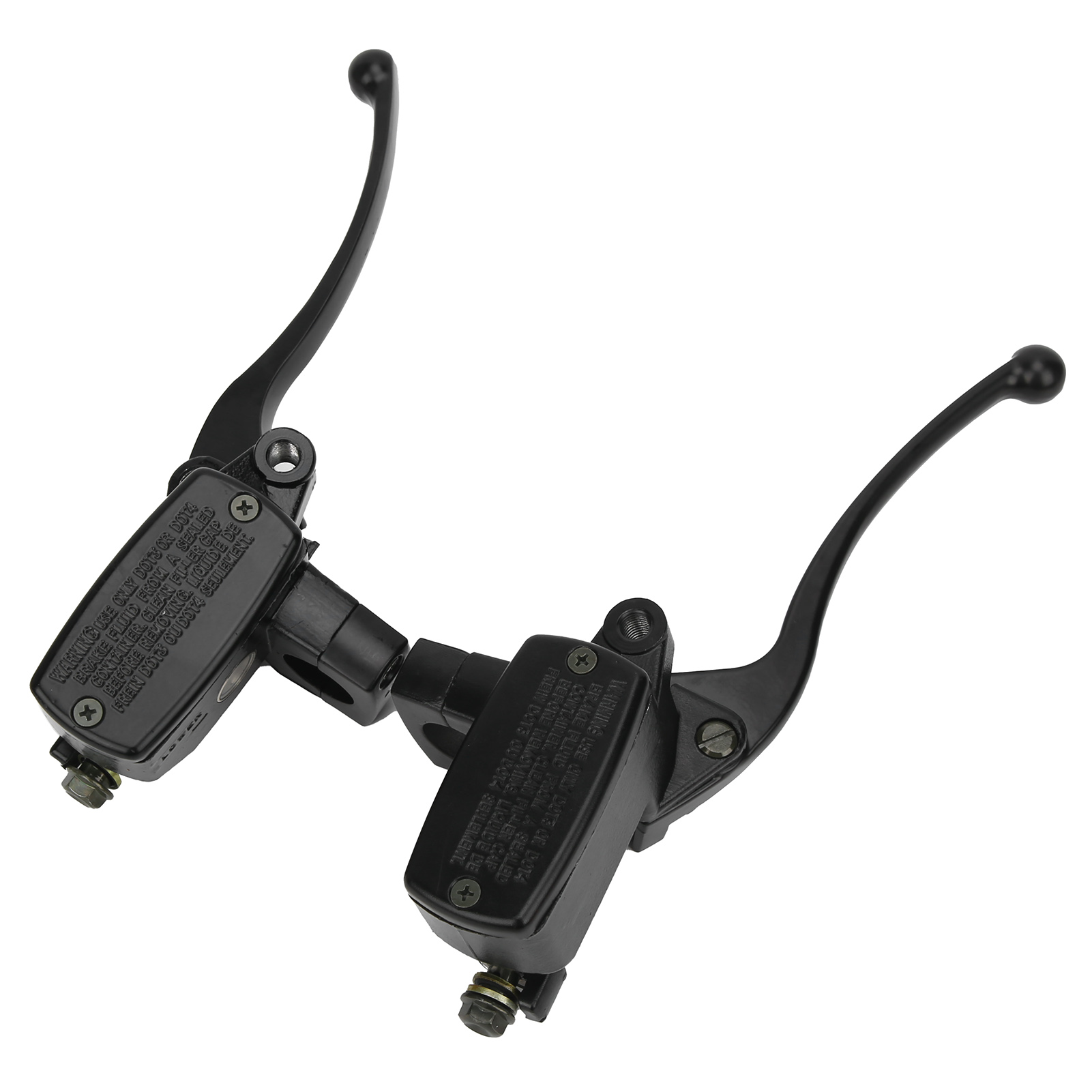 Hydraulischer Brems- Und Kupplungsgeberzylinder Mit Hebel, Schwarz, Für Motorräder, 1-zoll-lenker, Komplettset