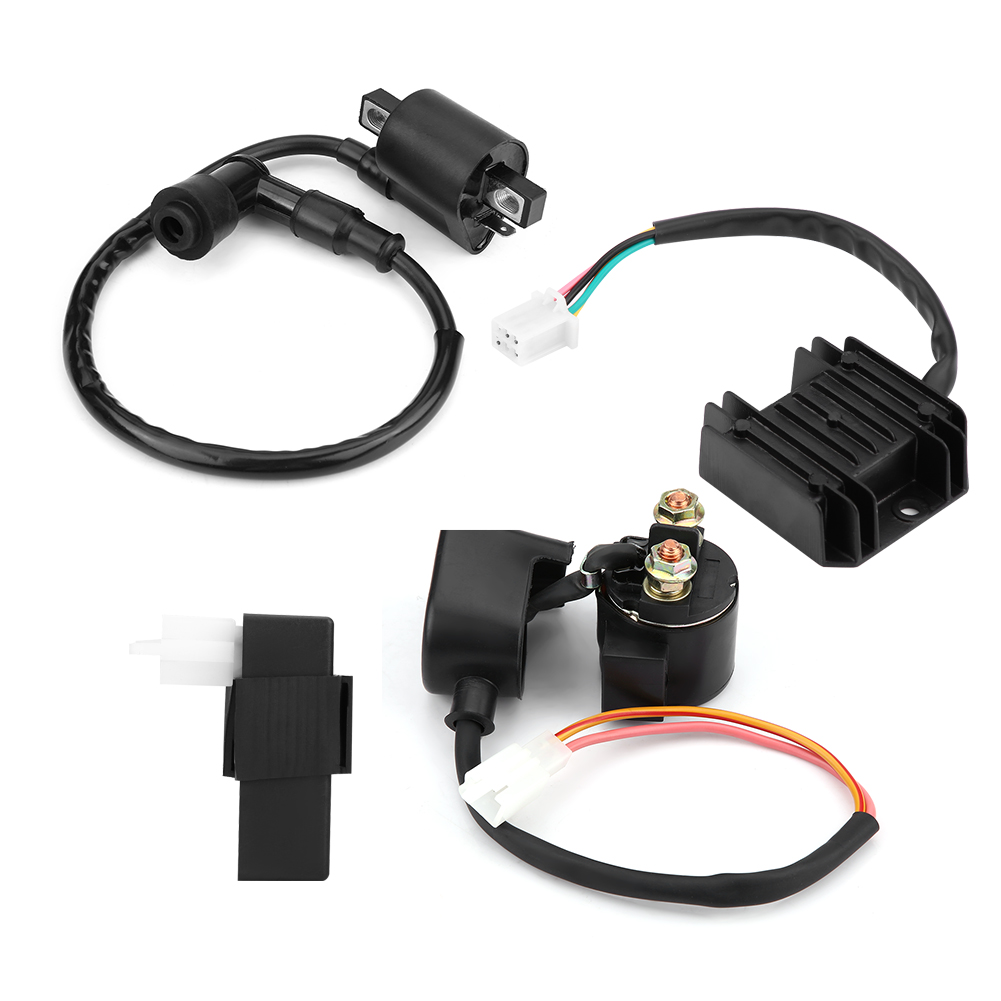 Cdi-zündspule + Regler/gleichrichter + Magnetventil Für 150ccm 250ccm Quad Pit Bike Motocross Atv Buggy