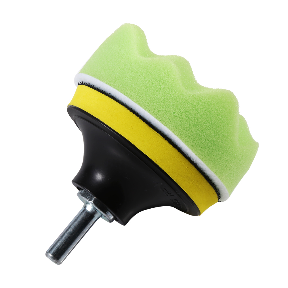 19-teiliges 3-zoll-schaumstoff-polierpad-set Für Autopoliermaschinen, M10-bohradapter, Schwammscheiben