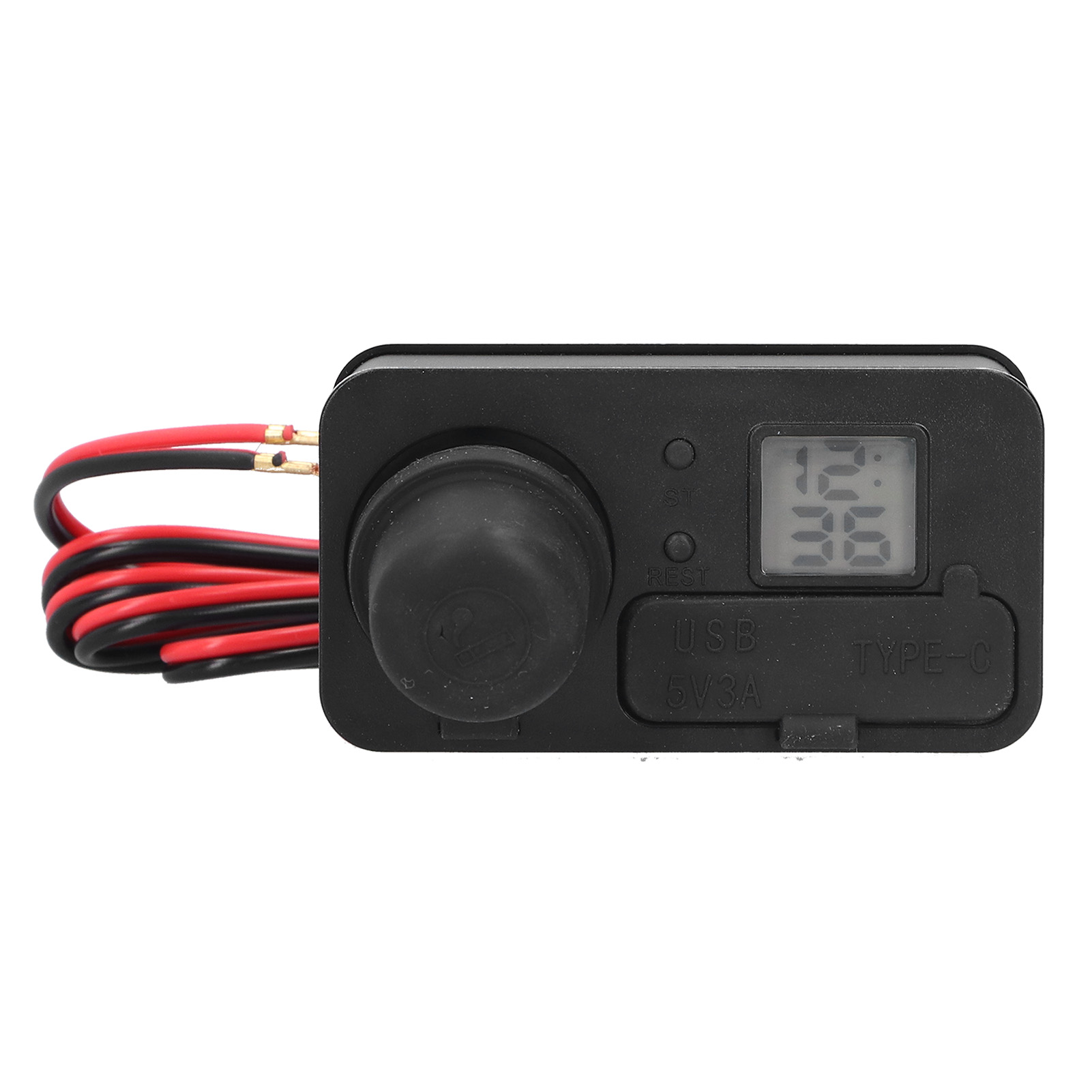Schnellladegerät 5v/3a Usb Qc 3.0, Dual-port-zigarettenanzünder, Wasserdichtes Motorradladegerät Für Handy Und Gps