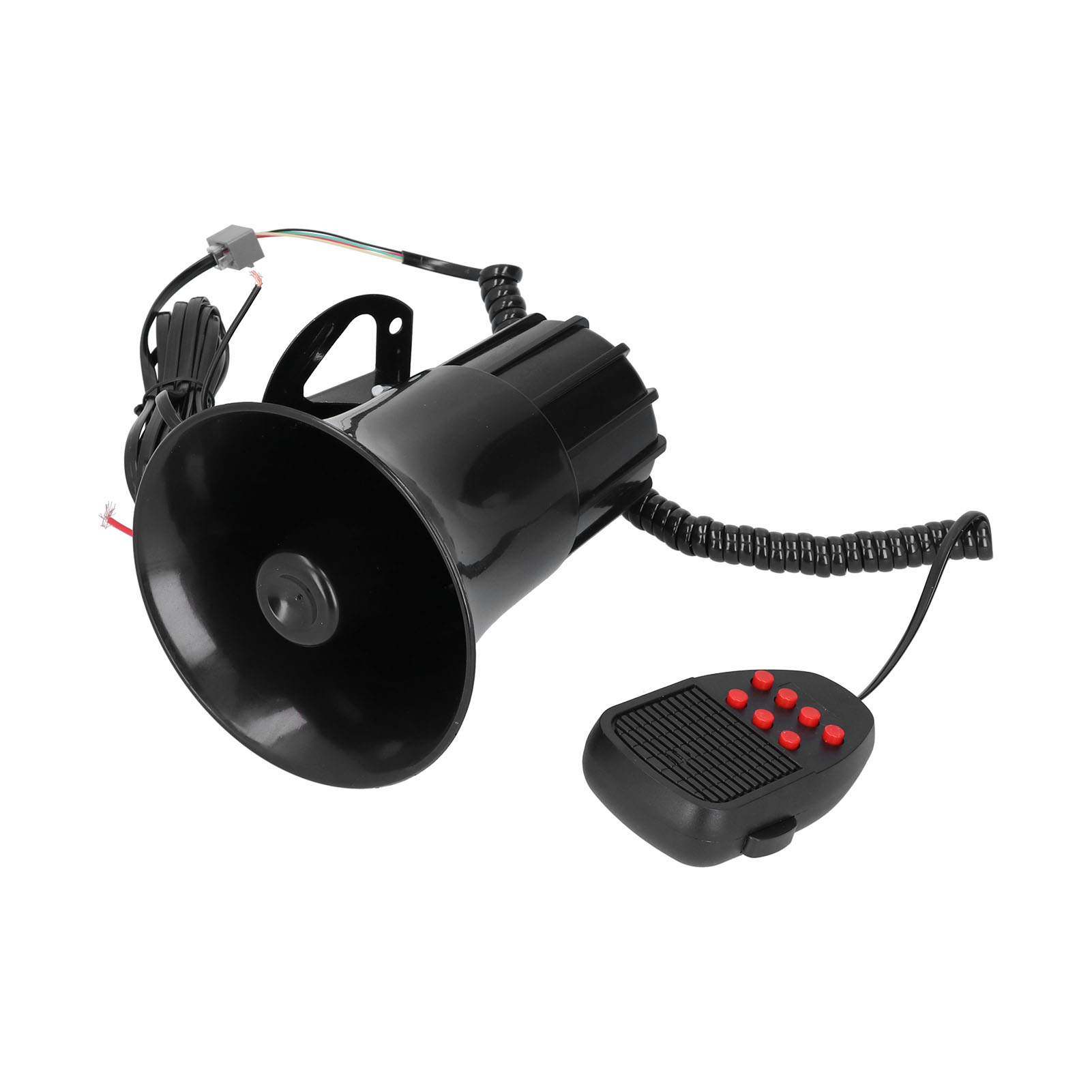 12v 50w 115db Notfall-alarmsirene Mit Mikrofon, 7 Klingeltönen Für Auto, Lkw, Wohnmobil