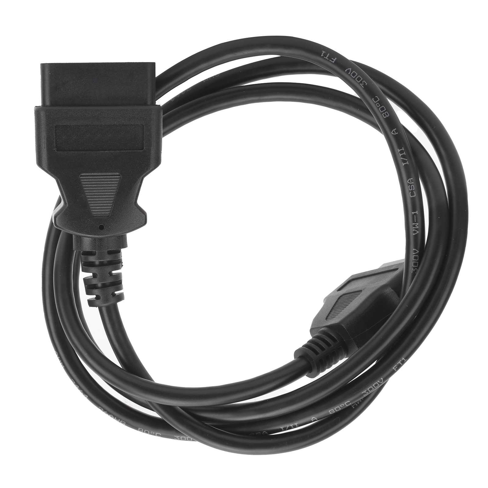 Obd2 1,5 M Langes 16-poliges Verlängerungskabel (stecker/buchse) Für Fahrzeugdiagnose, 1,5 M Verlängerung, 12 V, 16-poliger Stecker, Fahrzeugzubehör