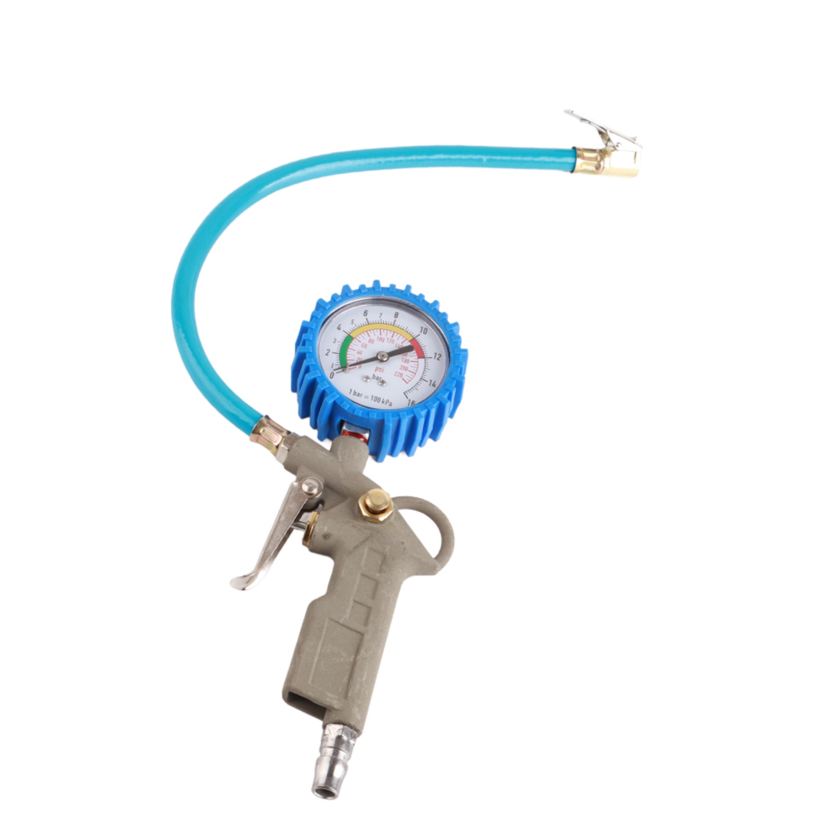 Reifendruckmesser Für Pkw, Lkw Und Motorräder, 0-220 Psi Druckmesser, Aufpumpgerät Und Präzises Prüfgerät