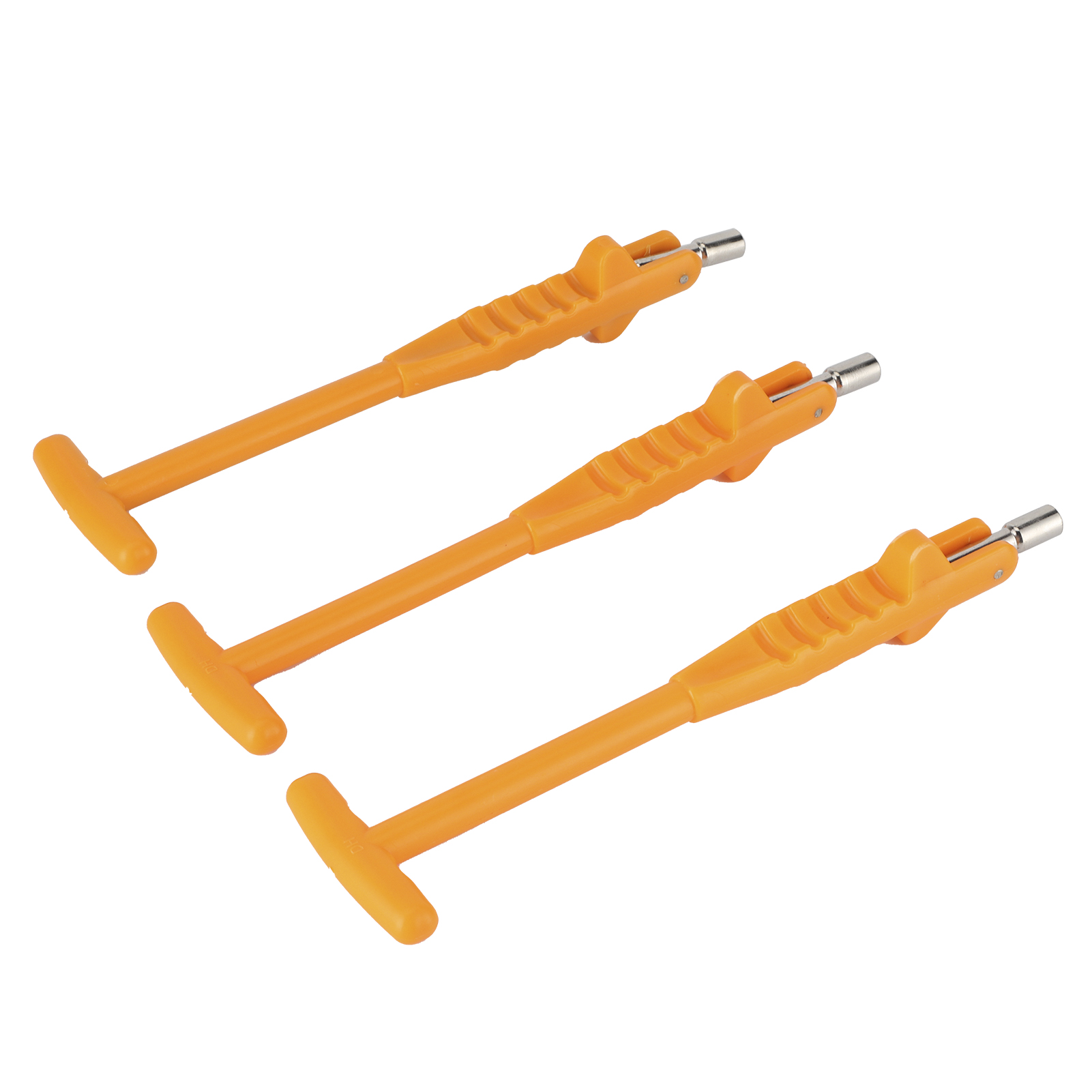 3 Stück 7 Mm/0,3 Zoll Reifenventilauszieher, Universelles Reifenreparaturwerkzeug, Schlauchentfernung, Orange