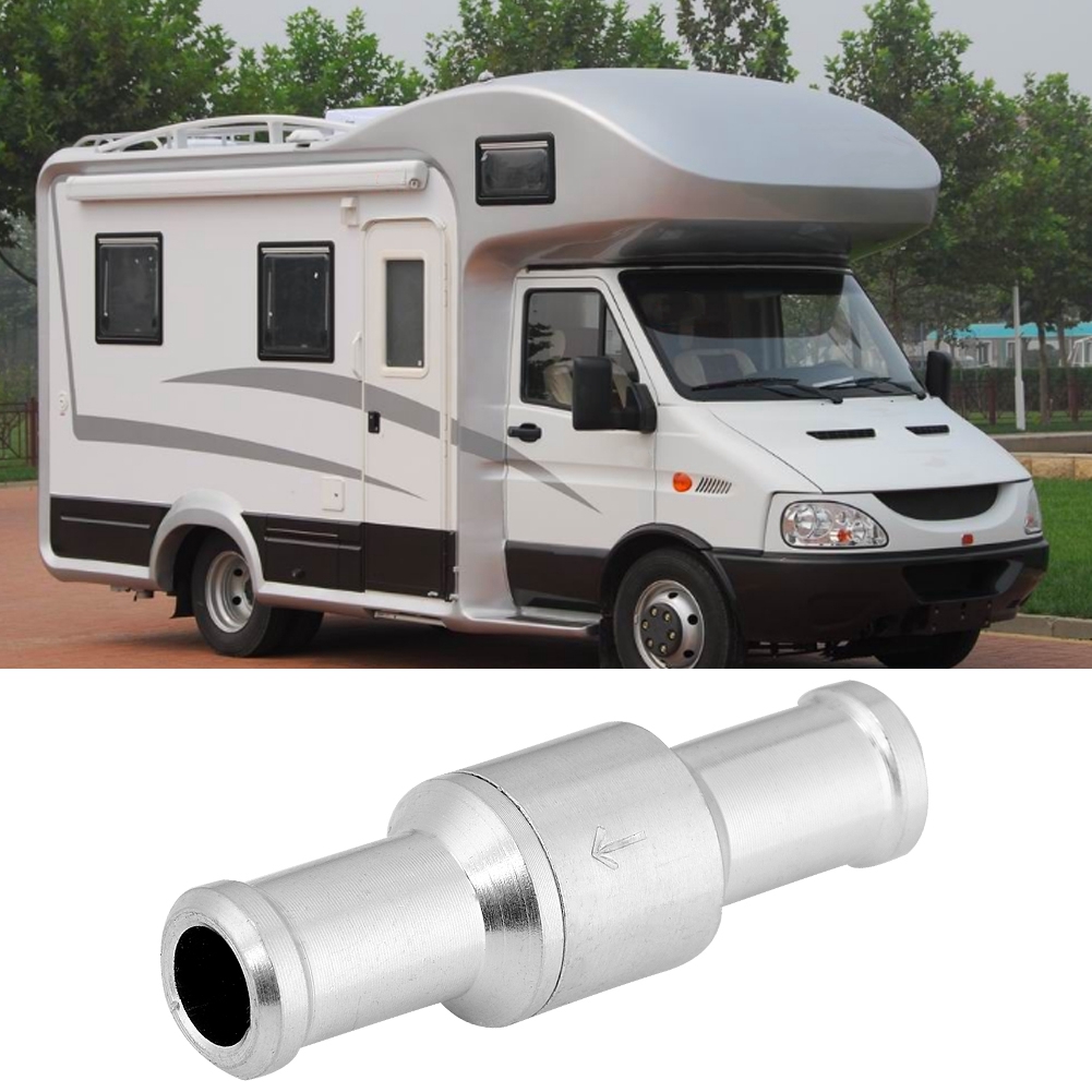 Gerades Inline-rückschlagventil Aus Aluminium, 8 Mm, Für Kraftstoffe, Diesel, Gas, Flüssigkeiten, Luft, Rückschlagkugel, Direkter Durchgang.