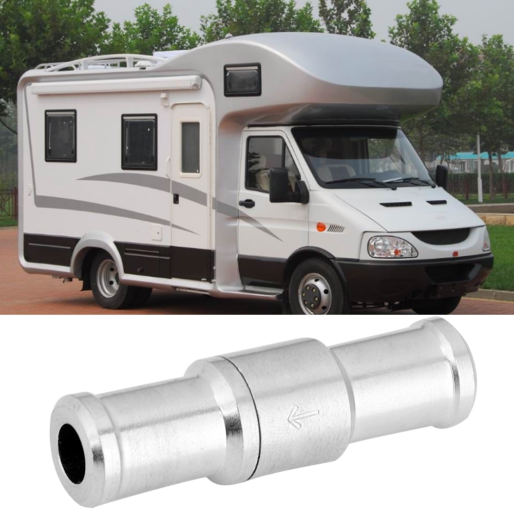 12-mm-rückschlagventil Aus Aluminium, Geradlinig, Einwegventil, Für Diesel, Benzin, Flüssige Und Luft-kraftstoffe Rückschlagventil, Schrittweise