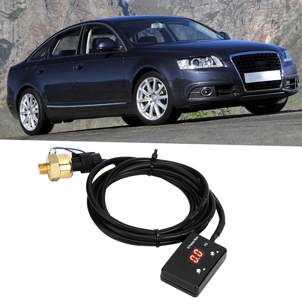 Digitales Kfz-öldruckmessgerät 0-120 Psi, 1/8 Npt Digitales Druckmessgerät Mit Sensor, Hohe Präzision Für Kfz.