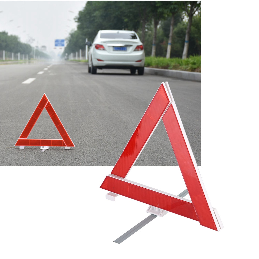Faltbares Warndreieck Für Autos, Gefahrenzeichen, Pannenwarnzeichen, Stoppschild Für Autos, Verkehrssicherheit, Retroreflektierendes Notfallgerät.