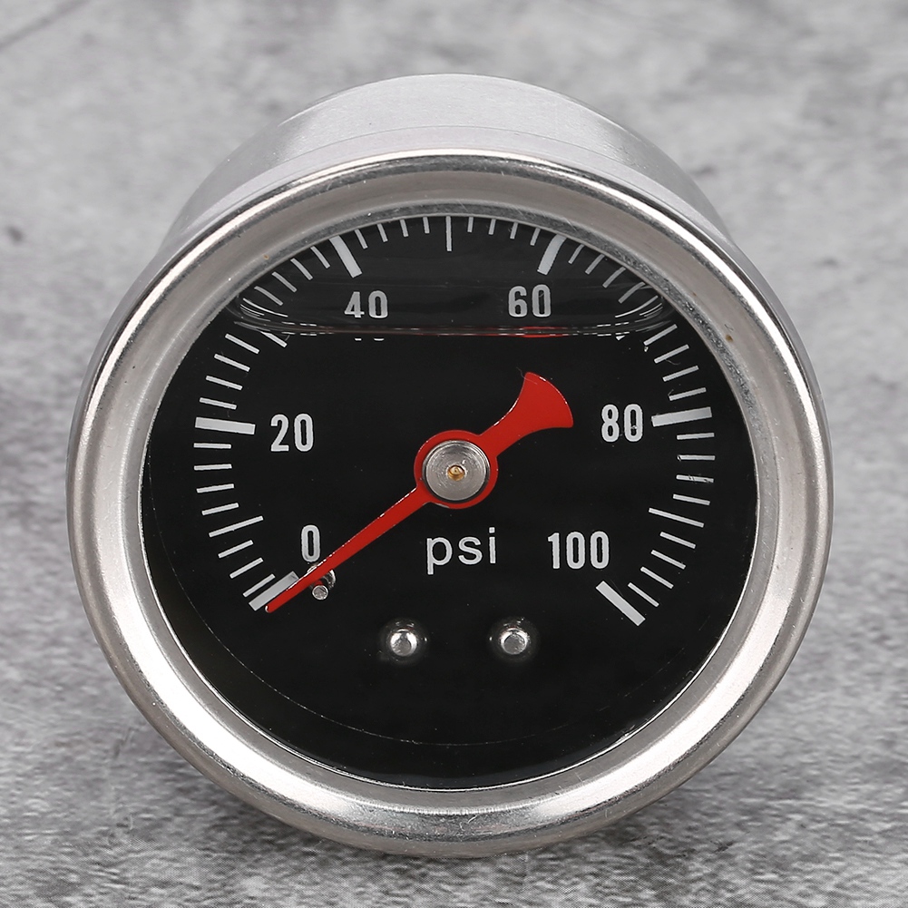 Universeller Kraftstoffdruckregler (0–100 Psi/bar) Mit Flüssigkeitsdruckanzeige Für Pkw, Kraftstoff-/öldruckanzeige, Einspritzkompatibel