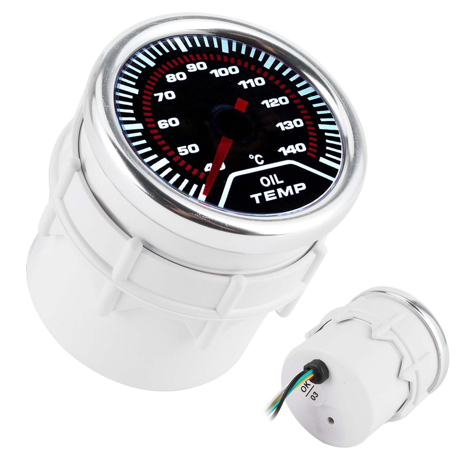 Universelles 52-mm-/2-zoll-öltemperaturmessgerät Für Autos, Thermometer-tuning-zubehör