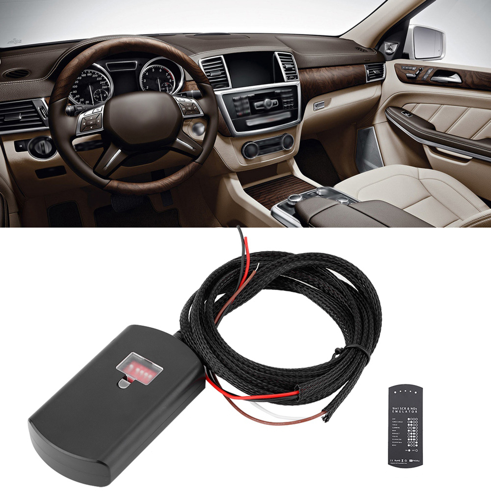 Obd2 Adblue 9-in-1 Systembox-emulator Für Mercedes, Man, Scania, Iveco, Daf, Renault, Cummins - Komplettes Simulationskit.