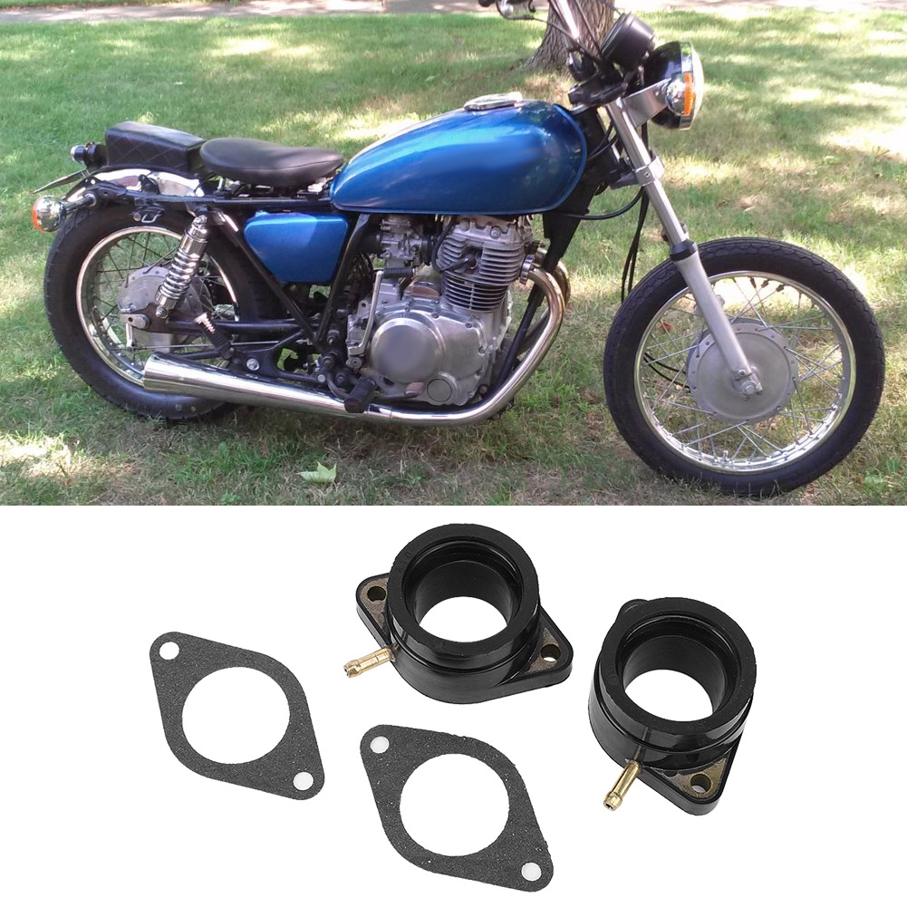 Paar Vergaserhalterungen, Ansaugkrümmerdichtungen, Standardpassform Für Yamaha Xs400 1977-1981