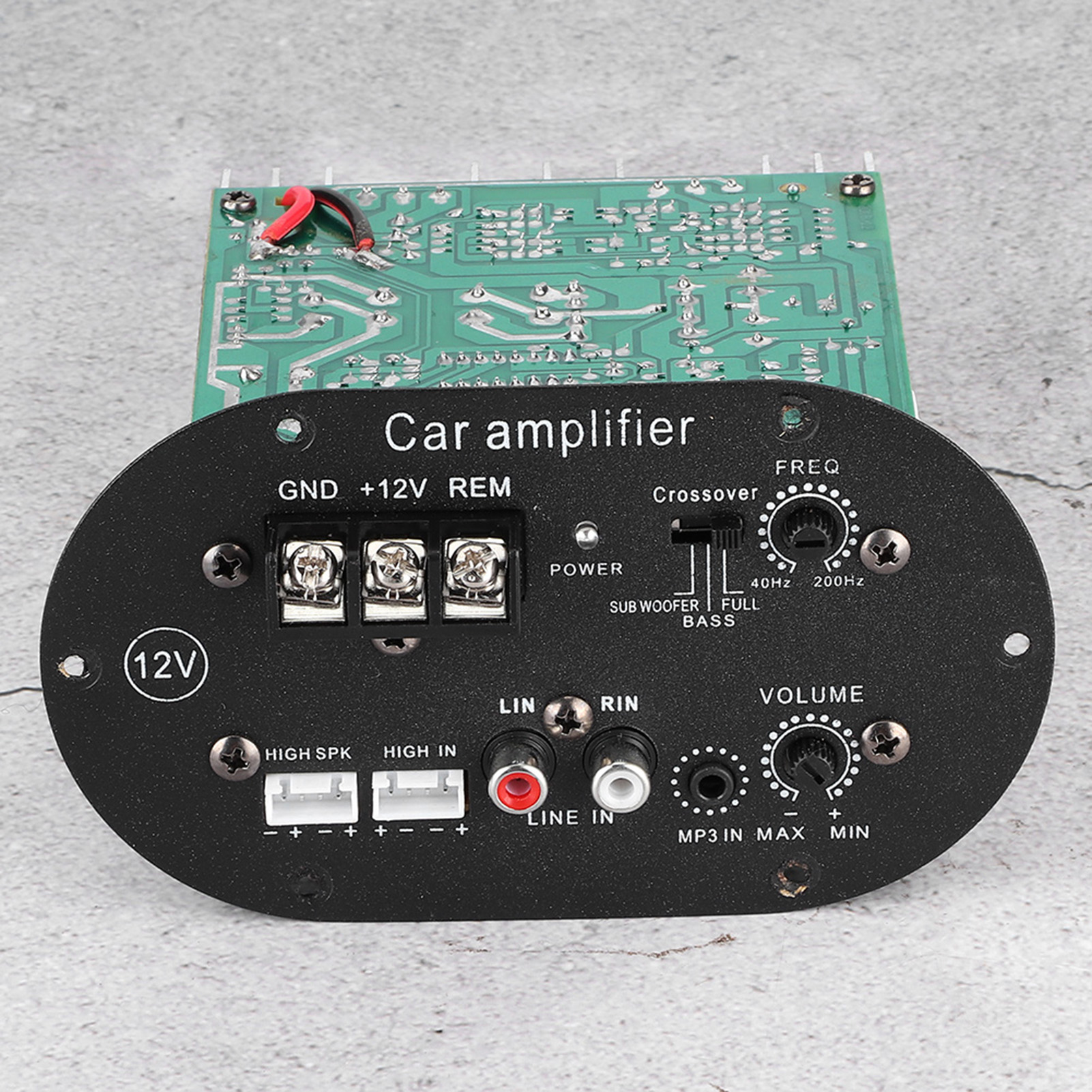 120w 12v Auto-audioverstärkerplatine Mit Reinem Vollton-bass-subwooferkern Für Auto-stereo-lautsprecher
