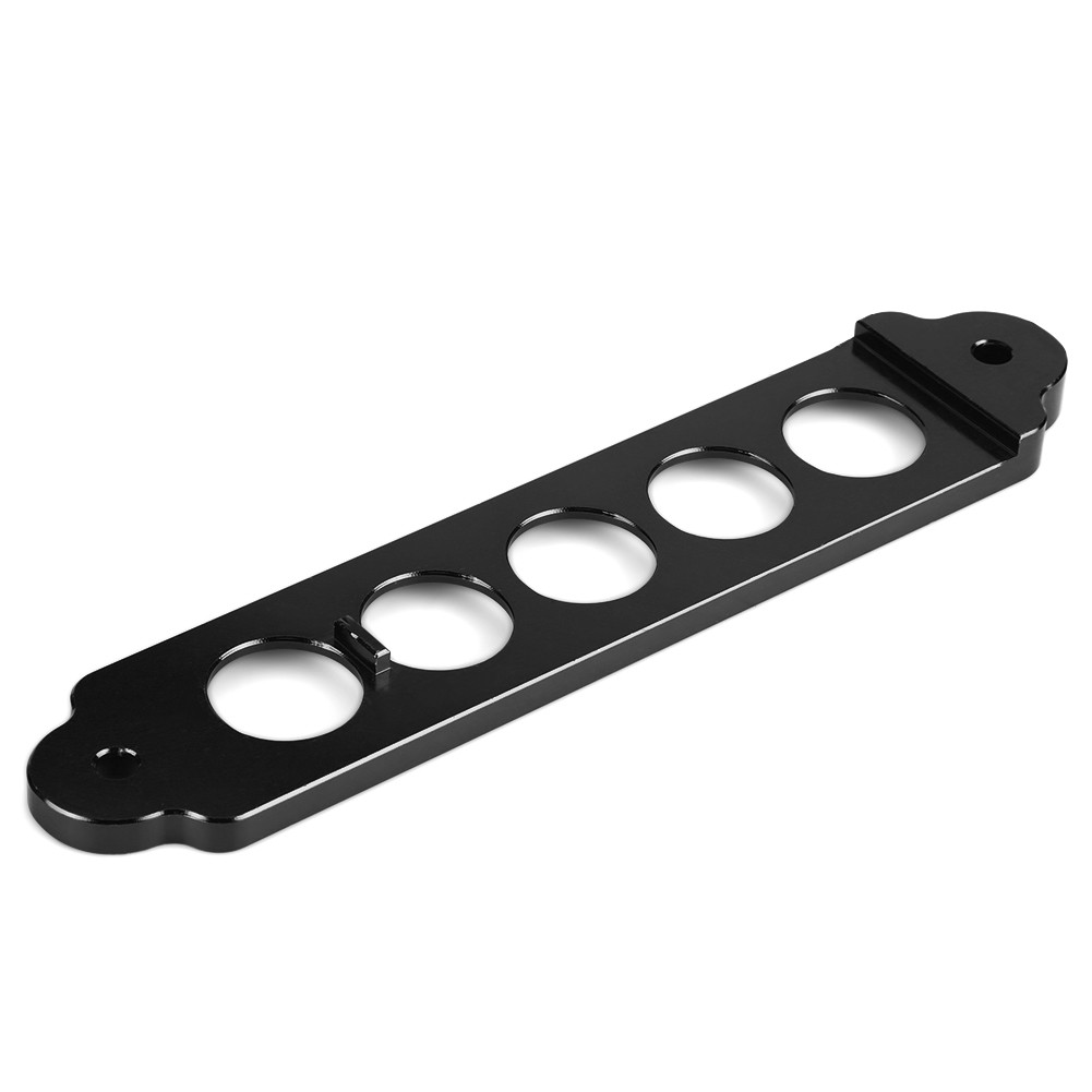 Schwarze Kfz-batteriehalterung Aus Aluminiumlegierung, Kfz-stützhalterung, Robustes Montageset