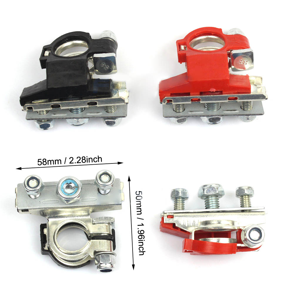 3-poliger Kfz-batteriestecker, Reinkupferanschluss, Wasserdichte Anschlussklemme, 2er-pack, Für Kfz-kabel