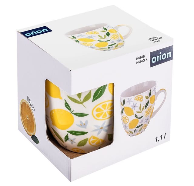 Porzellan-zitronenbecher Xxl 1 L