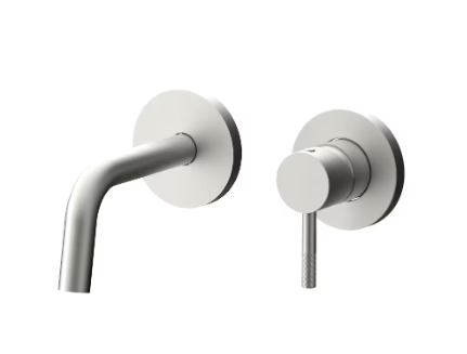 Unterputz-waschtischarmatur „steel Looking“ Mit Auslauf Und Strahlregler, 123 Mm. Paffoni Serie Jolly Jl104st70 Steel Looking