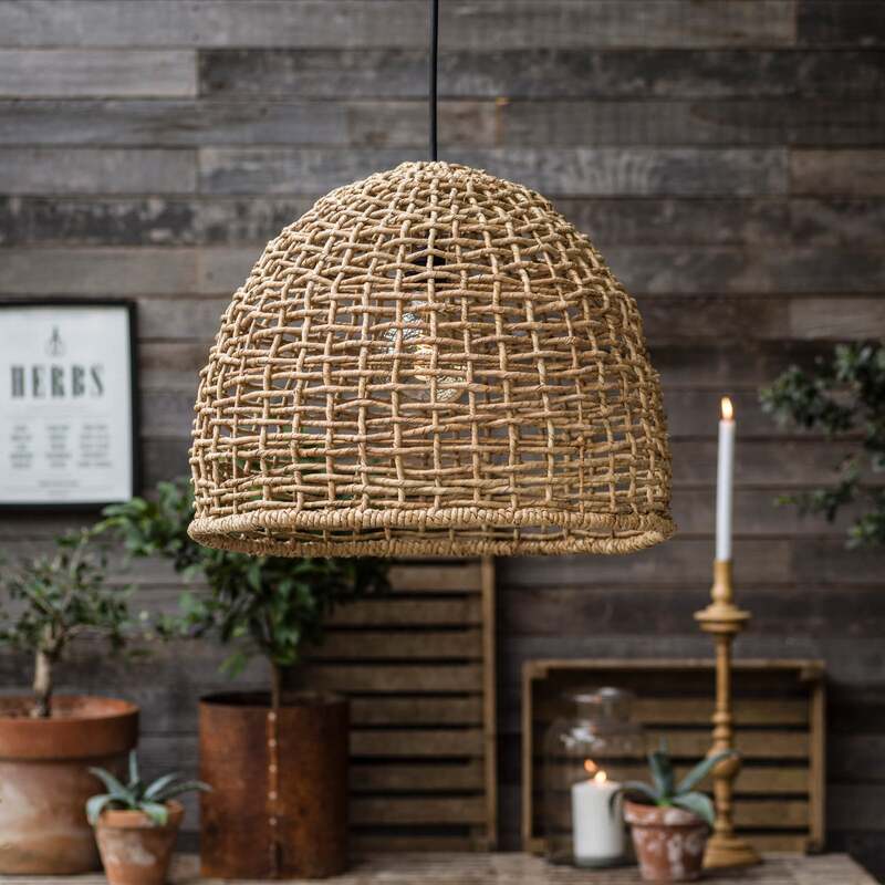 [gebraucht] B-ware Pr Home Hängeleuchte Cebu 57 Cm Holz Schwarz Dimmbar E27 Ip20