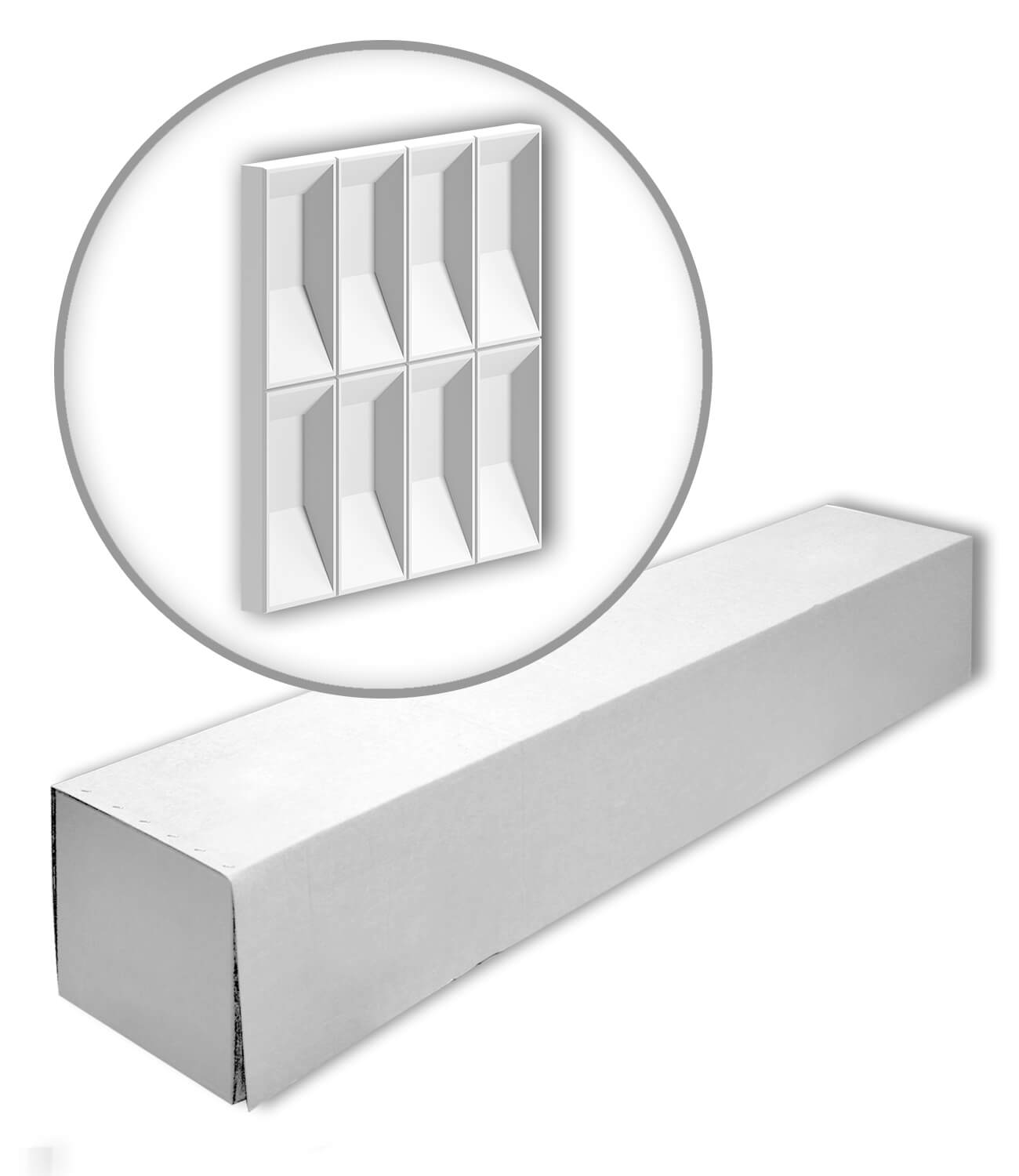 Profhome 159903-box 1 Karton Set Mit 4 3d Wandpaneelen Wandvertäfelungen Modernes Design 0,69 M2