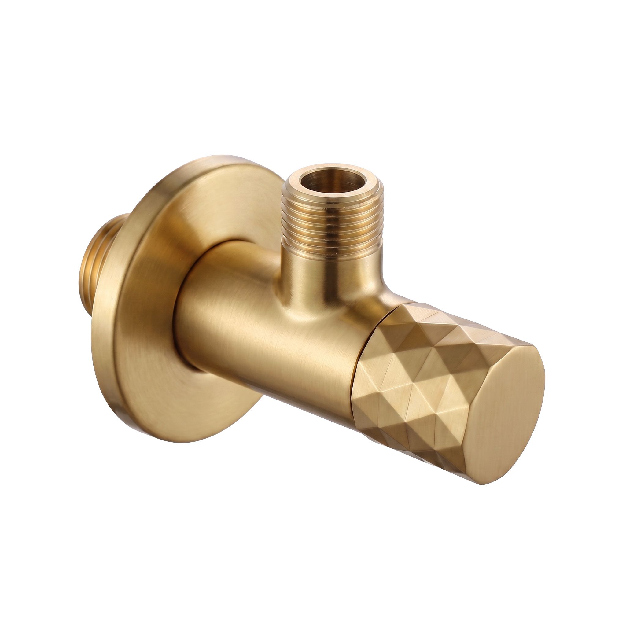 Rea Eckventil Diamond 03 1/2" X 3/8" Brush Gold