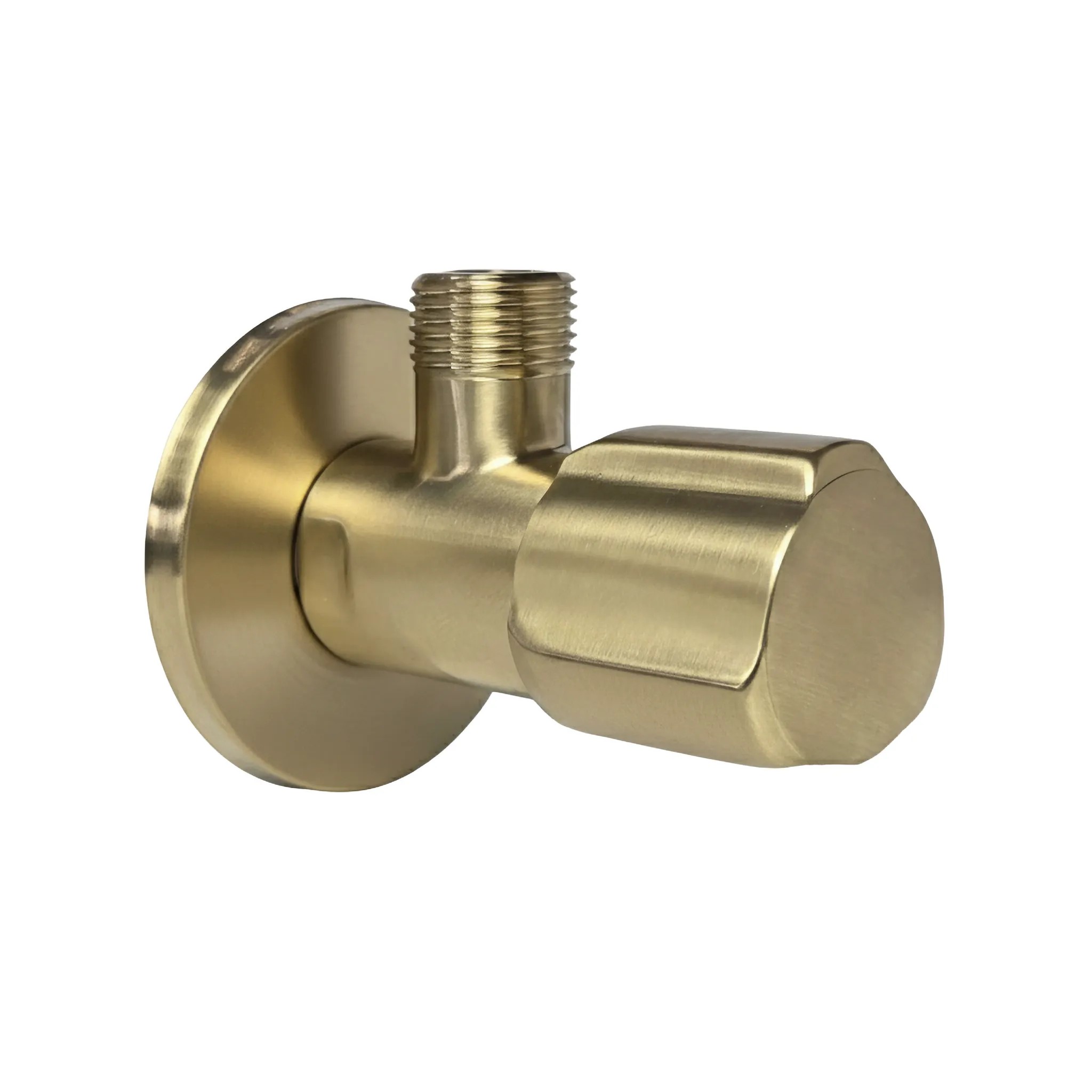 Rea Eckventil 02 1/2" X 3/8" Brush Gold