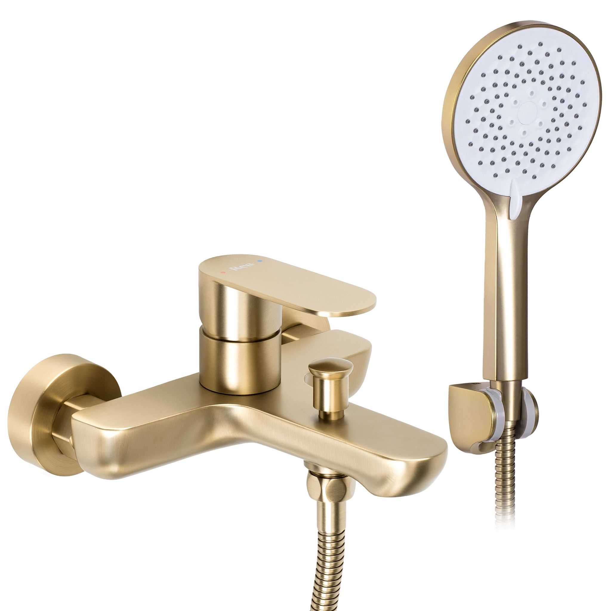 Rea Wannenarmatur Logan Brush Gold