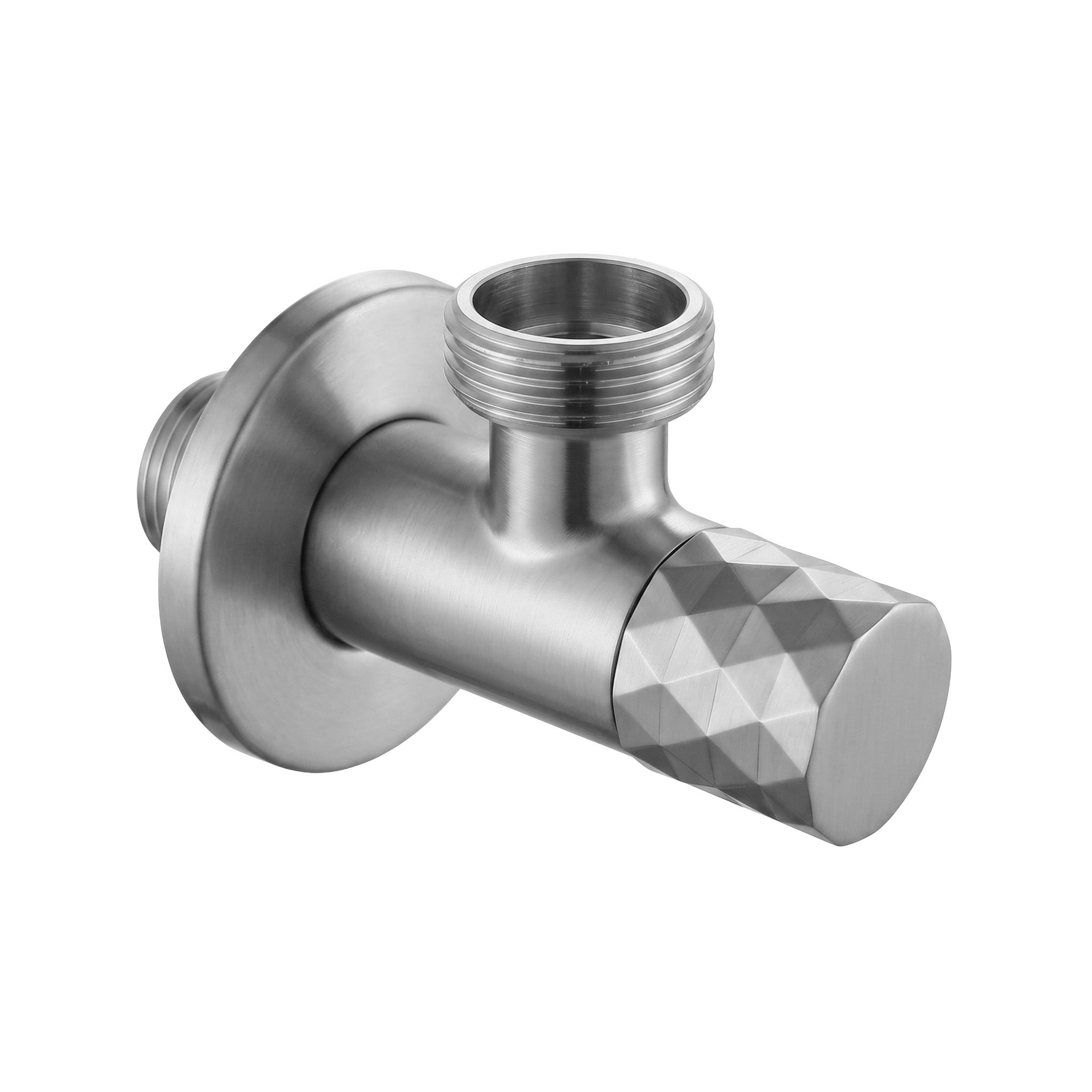 Rea Eckventil Diamond 03 1/2" X 3/4" Brush Nickel