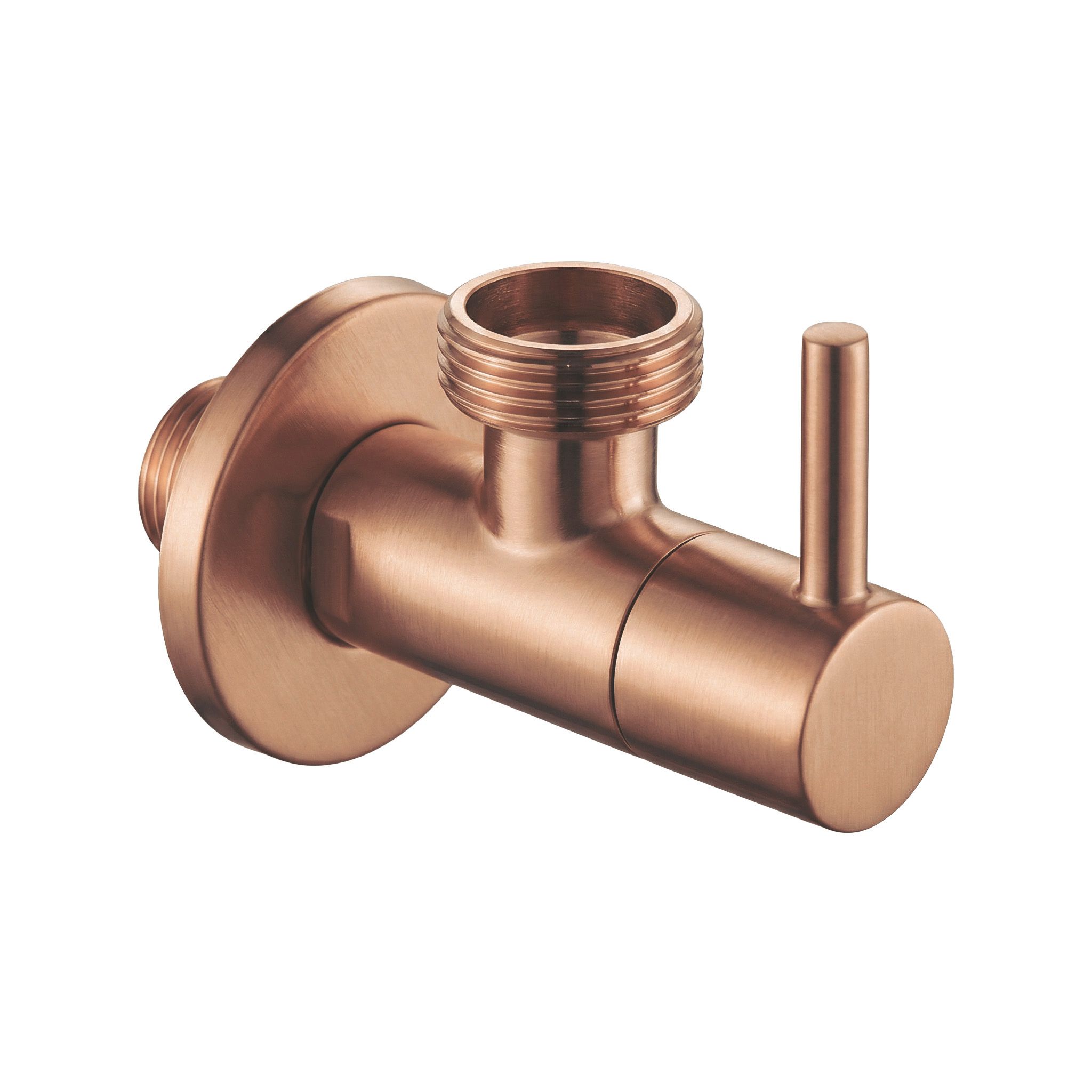 Rea Eckventil 1/2" X 3/4" Brush Copper