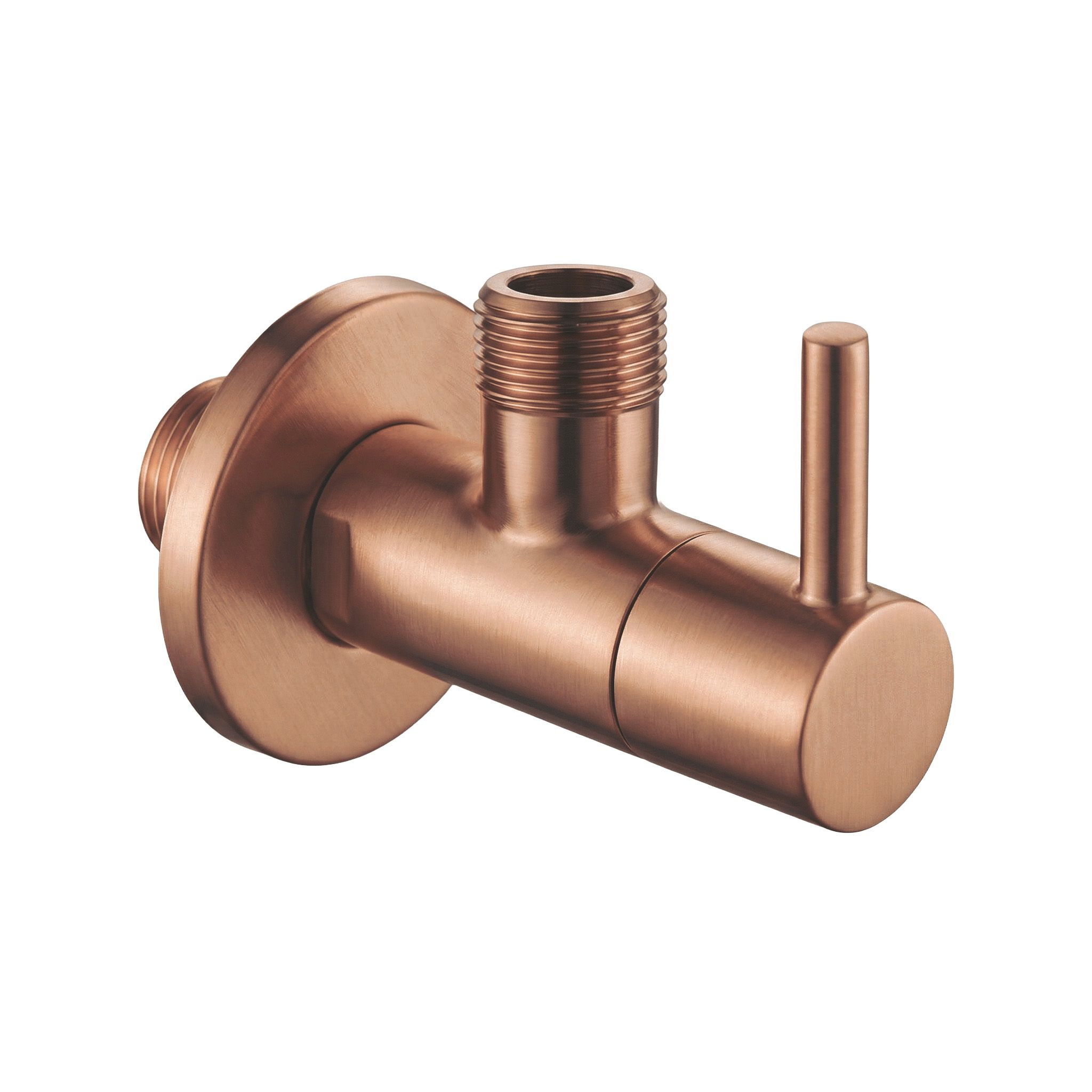 Rea Eckventil 1/2" X 3/8" Brush Copper