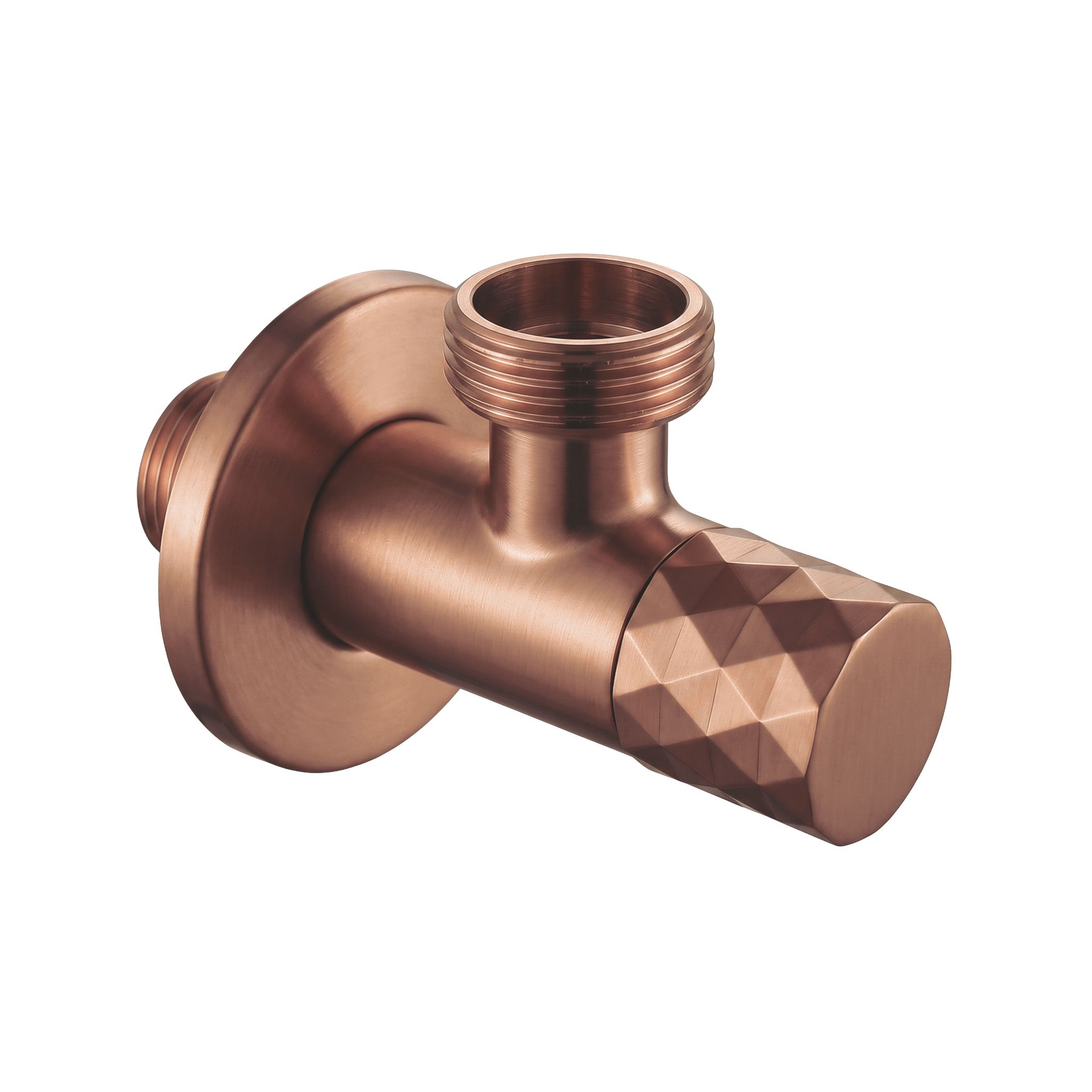 Rea Eckventil Diamond 03 1/2" X 3/4" Brush Copper
