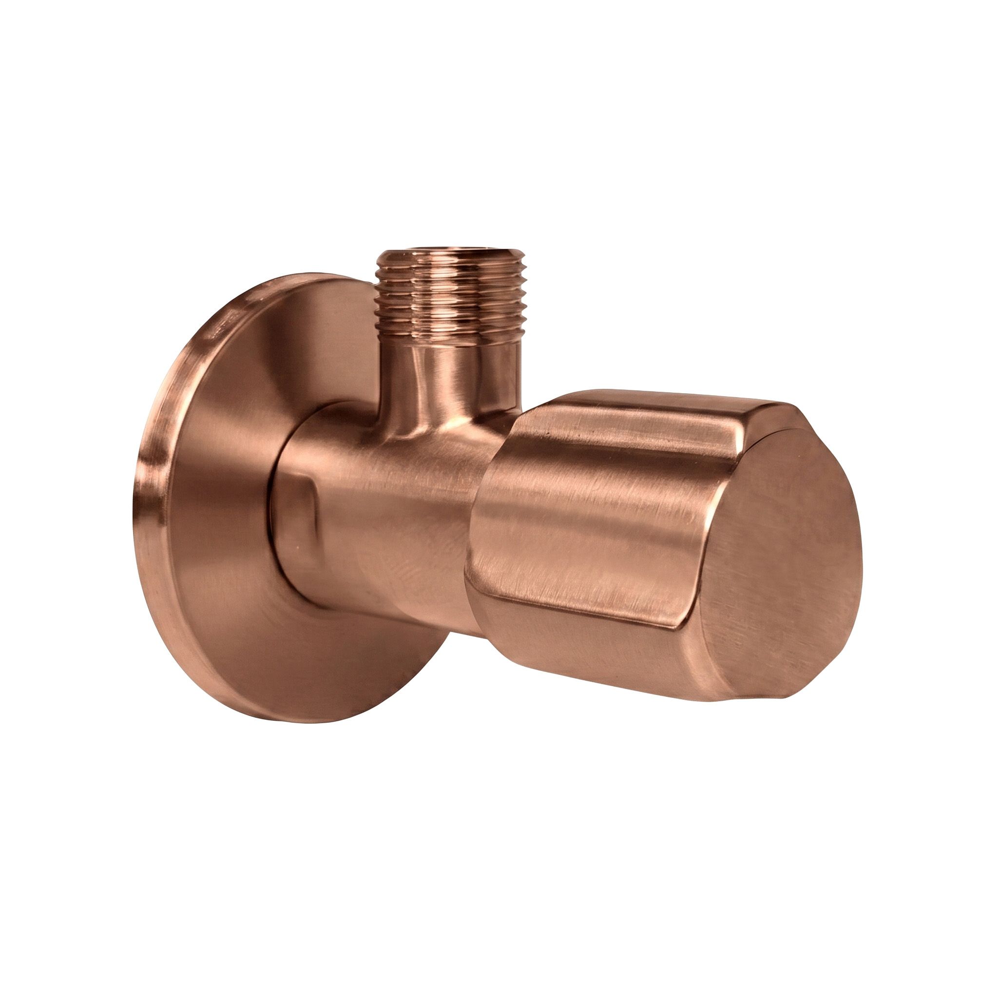 Rea Eckventil 02 1/2" X 3/8" Brush Copper