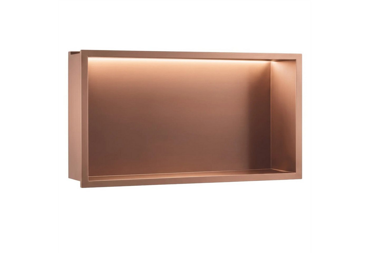 Rea Wandeinbau-badezimmerregal Led 30x60 Brush Copper Bild 3