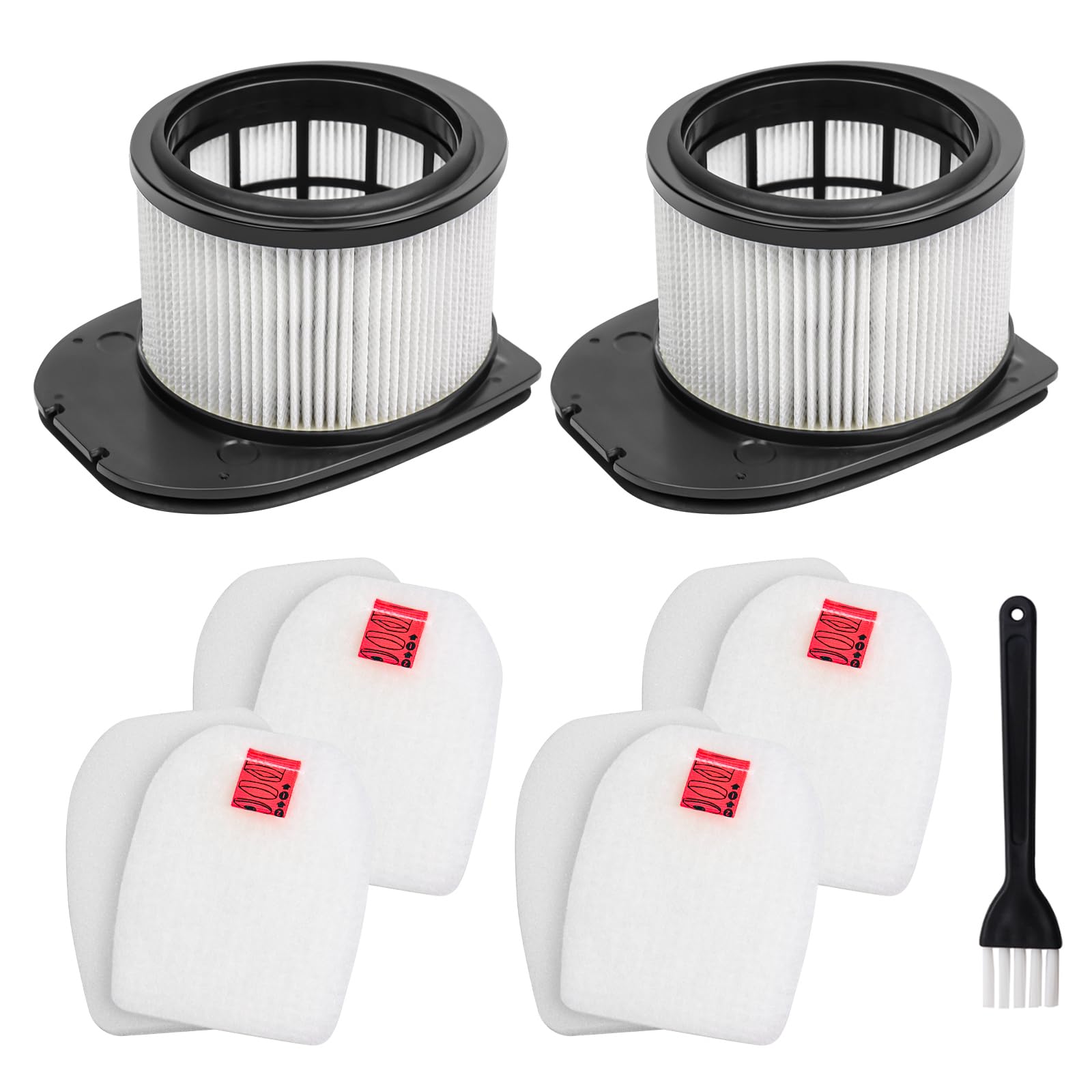 Ersatzfilter Für Shark Iz400 Iz400eu Iz400eut Iz420 Iz420eut Iz400eutbk Stratos Anti-haarwickel Plus Schnurloses Staubsauger Filter Set 2 Hepa, 4 Schaumstoff + Filzfilter