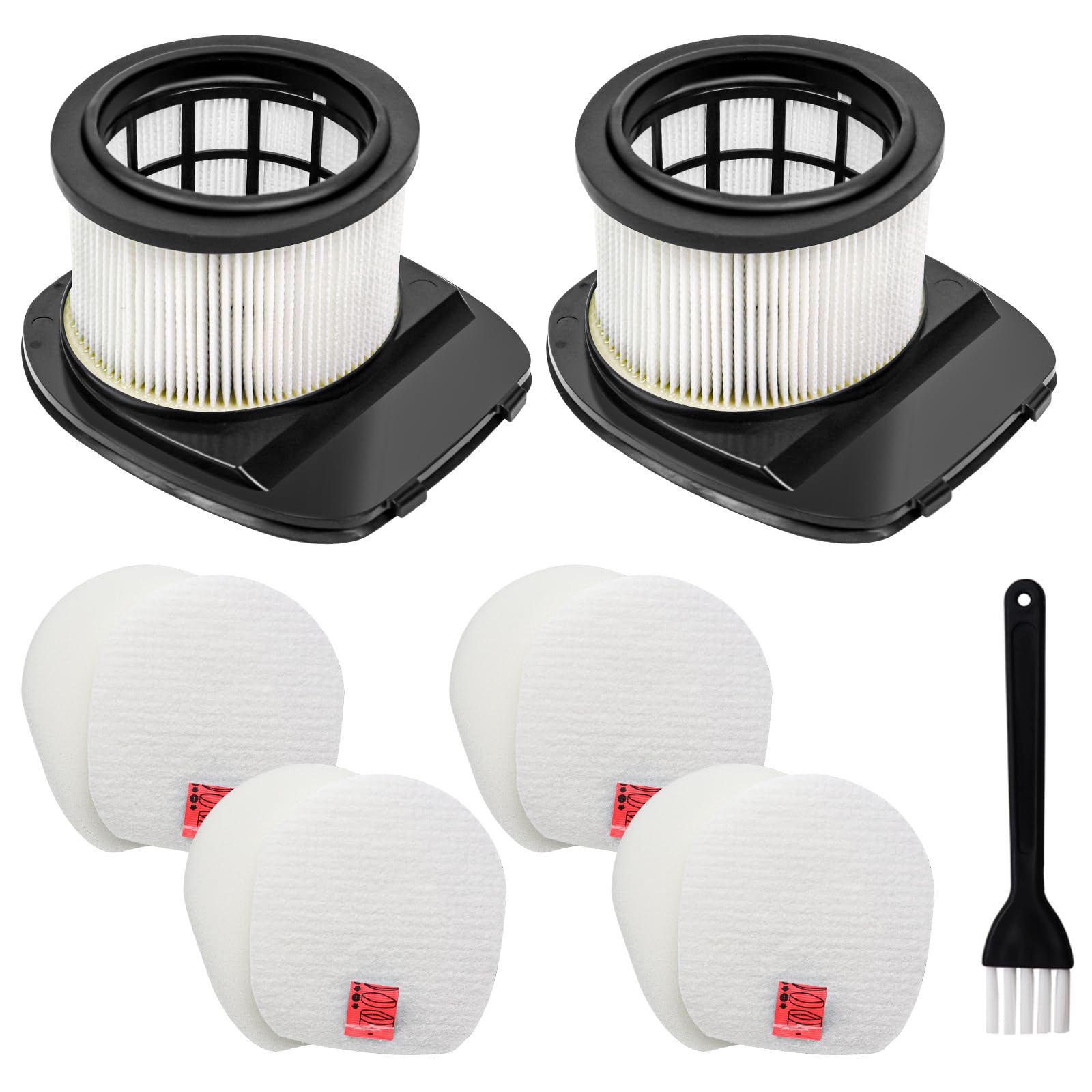Ersatzfilter Für Shark Powerpro Iz201 Iz201eu, Iz251 Iz251eu, Iz370 Iz370eu, Iz380 Iz380eu, Iz380 Iz380eut Akku-staubsauger, 2 Hepa + 4 Schaumstoff-filzfilter