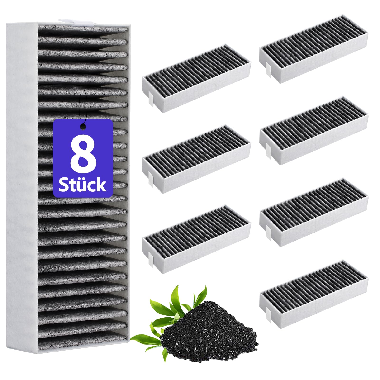 8er Aktivkohlefilter Für 9001421821/9001563858/siemens Studioline Hz9vrcr0 Filter Dunstabzugshaube Für Bosch Hez9vrcr0/ Neff Z821vr0/ Gaggenau Ca282111/ Constructa Cz9vrcr0 (193x75x35mm)