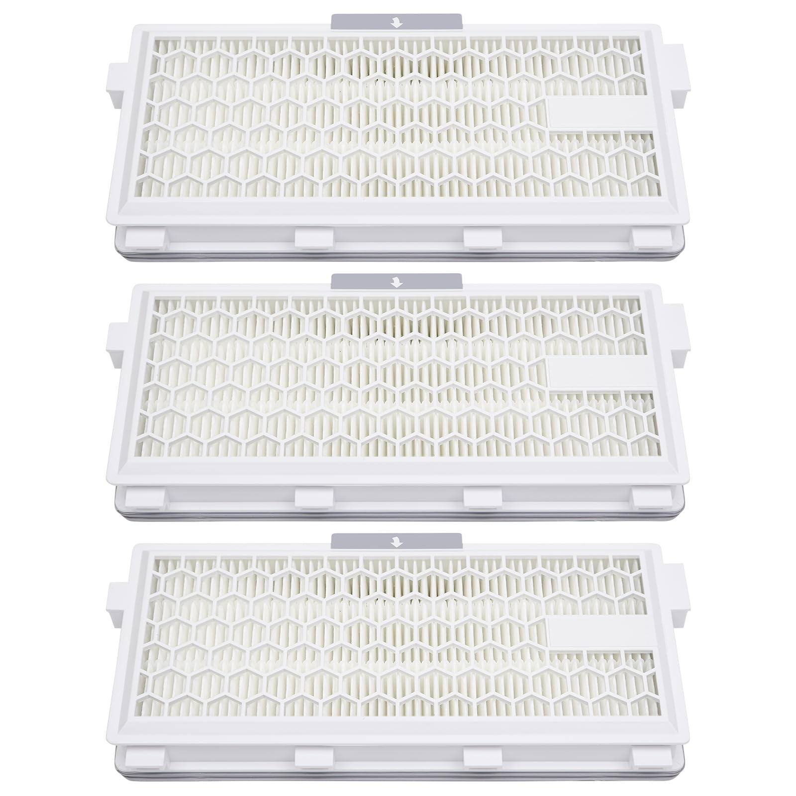 3 Stück Hepa Airclean Plus 50 Filters Kompatibel Mit Miele Compact C1/c2 Complete C2/c3, Guard S1/l1/m1 - Staubsauger Filter Für S4000, S5000, S6000 & S8000 Serie