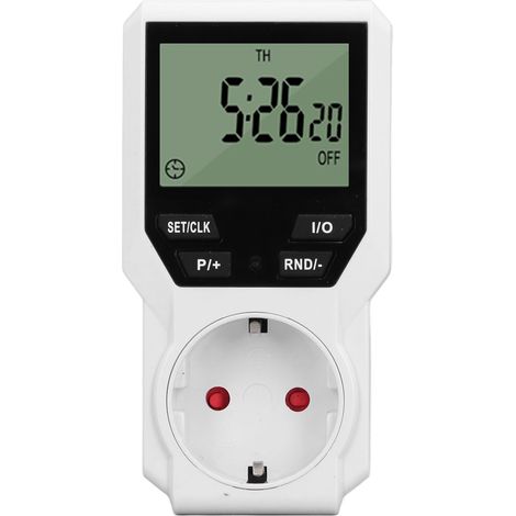 Zeitschaltuhr-steckdose, Präzise Steuerung, Hd-digitalanzeige, Energiesparmodus, Mehrere Synchronisationsmodi, Warmwasserbereiter-ausgang, Elektrische Abdeckung