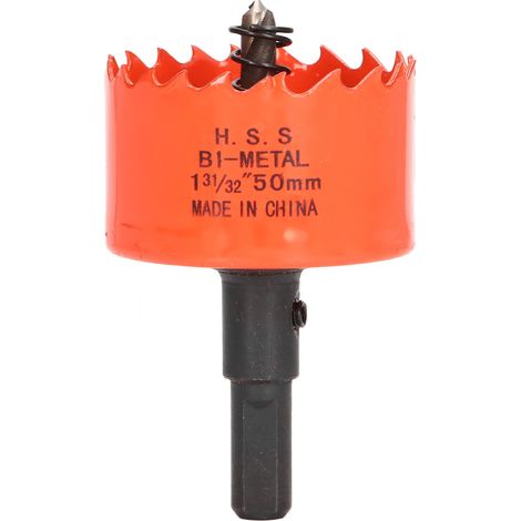 Lochsägebohrer, Scharfe Zähne, Einfache Spanabfuhr, Hochhartes Hss-schneiden Mit Schaft 1-31/32 Zoll (50 Mm)
