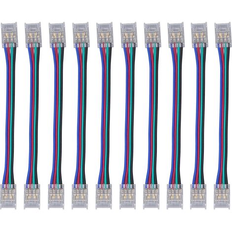 Led-streifenlicht-anschlussset, 4-poliger Schnellanschluss-cob-streifenlicht-anschluss Mit Hoher Kompatibilität Für Den Einsatz In Der Fabrik